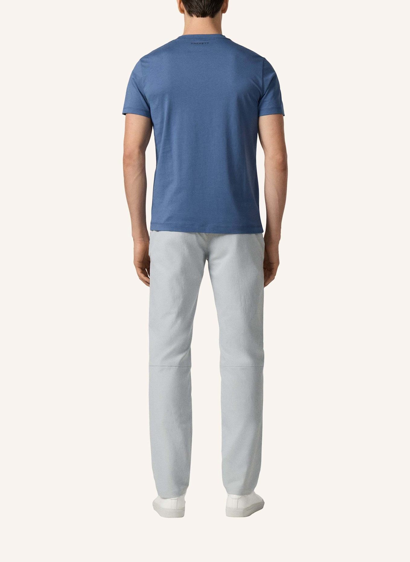 HACKETT LONDON T-Shirt HS SCRIPT TEE: BLAU