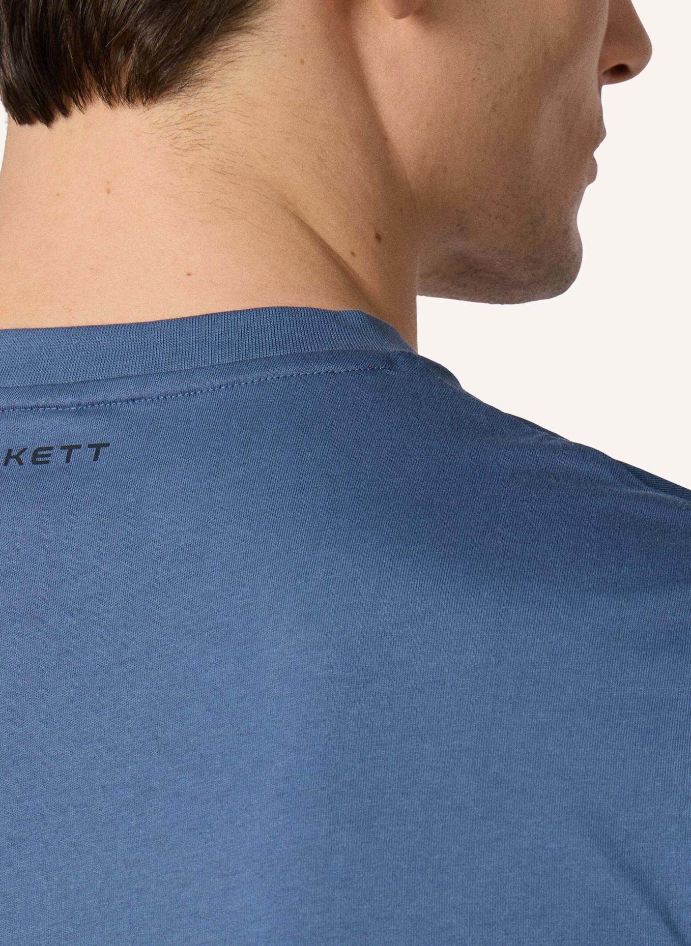 HACKETT LONDON T-Shirt HS SCRIPT TEE: BLAU