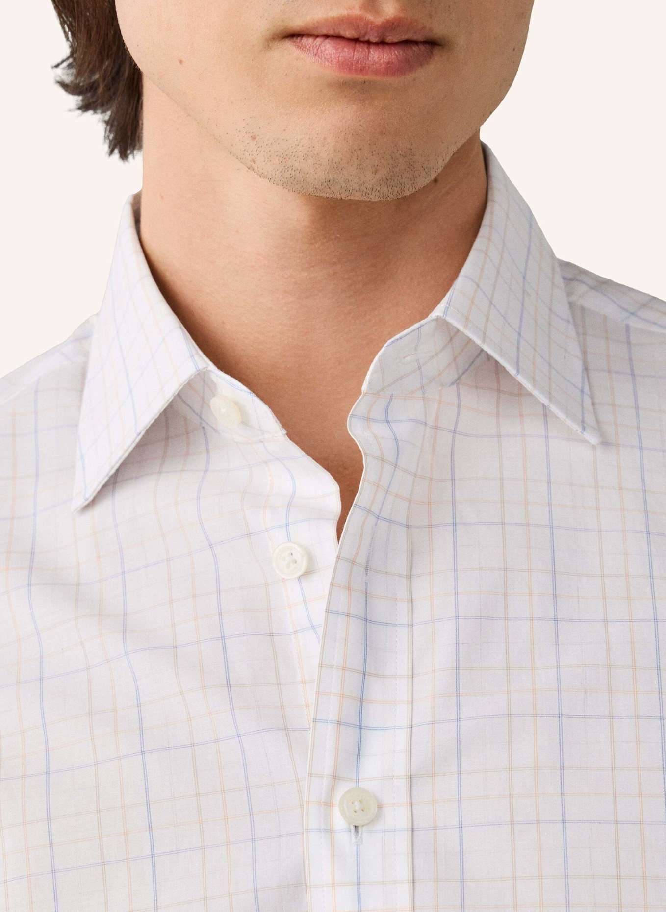 HACKETT LONDON Freizeithemd TATTERSALL CHECK: ORANGE