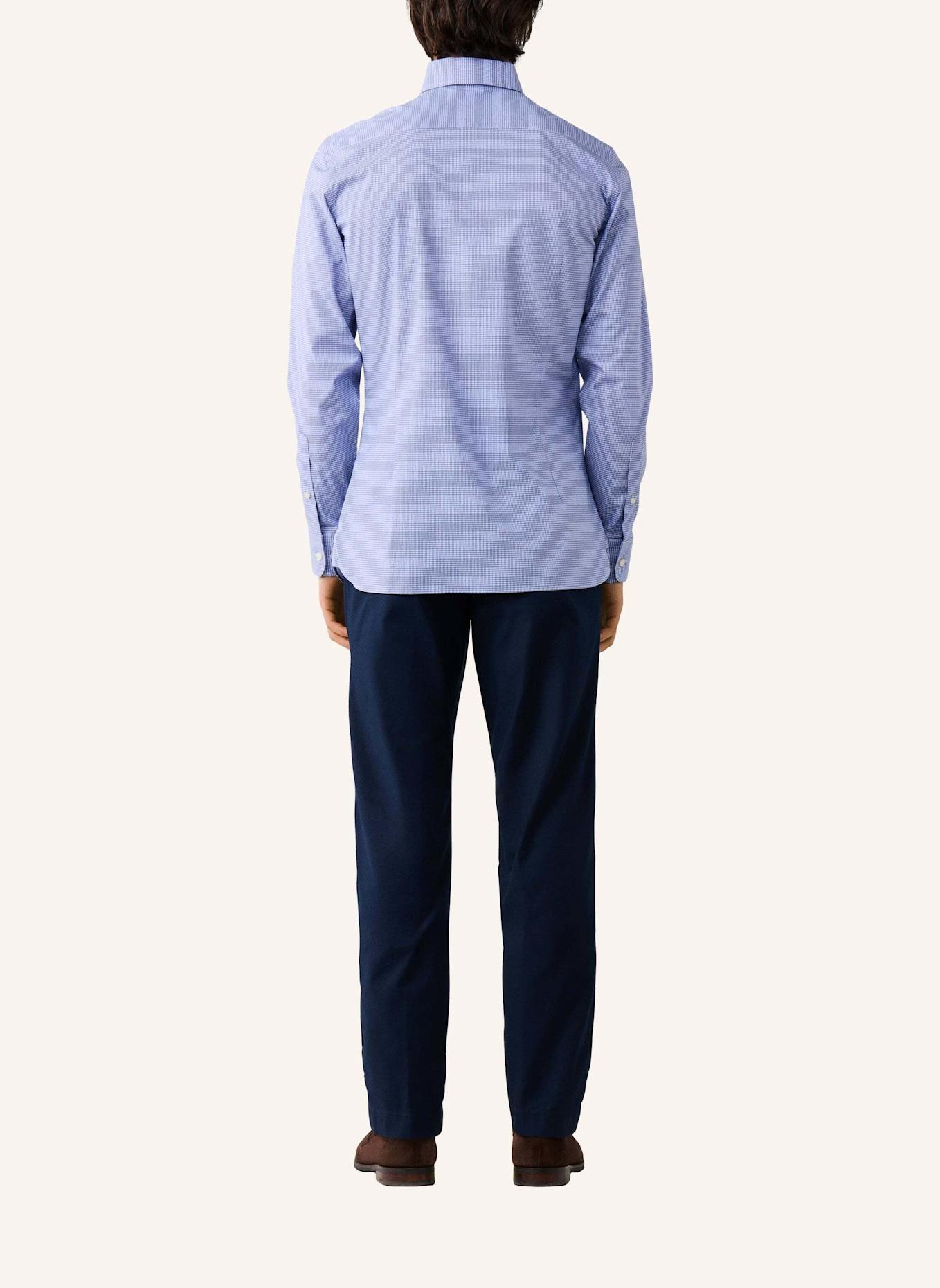 HACKETT LONDON Freizeithemd BI STRETCH GINGHAM: DUNKELBLAU