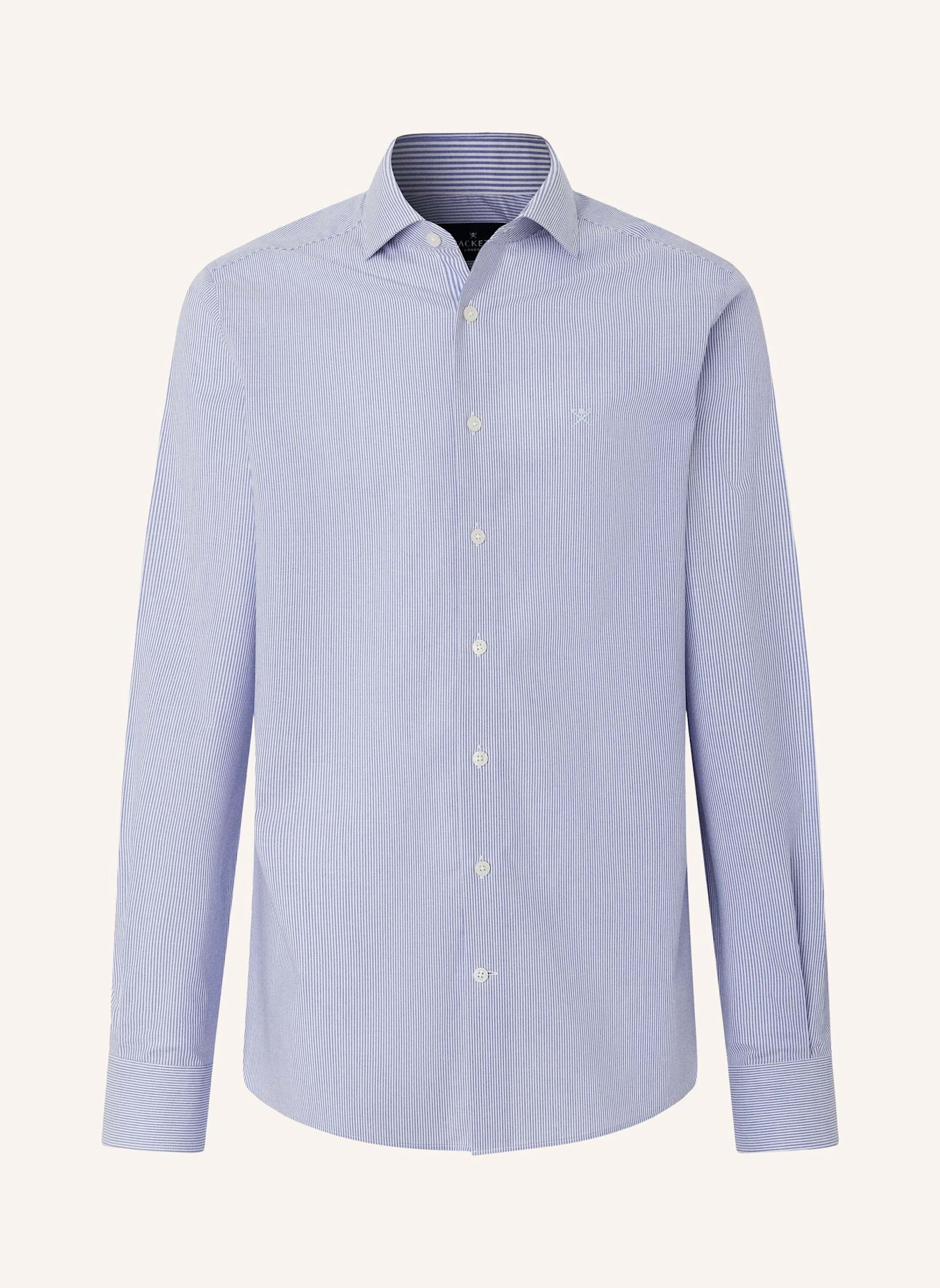 HACKETT LONDON Freizeithemd BI STRETCH BENGAL: DUNKELBLAU