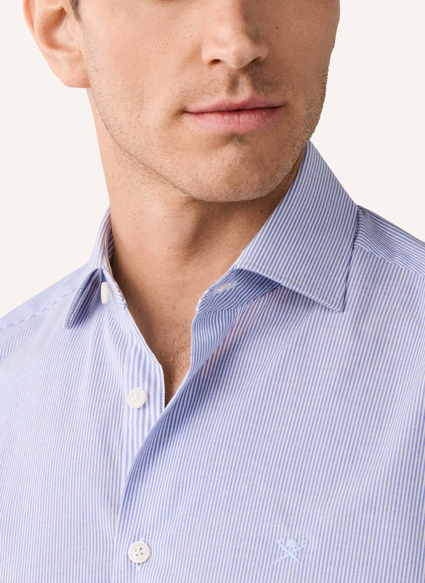 HACKETT LONDON Freizeithemd BI STRETCH BENGAL: DUNKELBLAU
