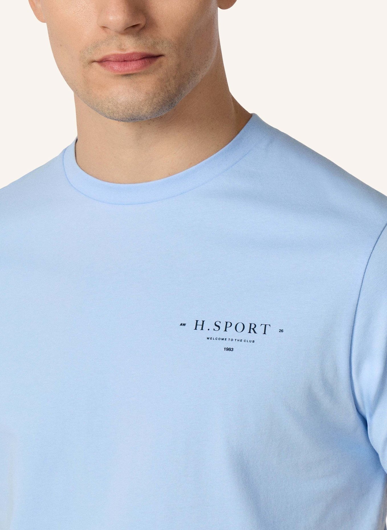 HACKETT LONDON T-Shirt HS CLUB HOUSE TEE: BLAU