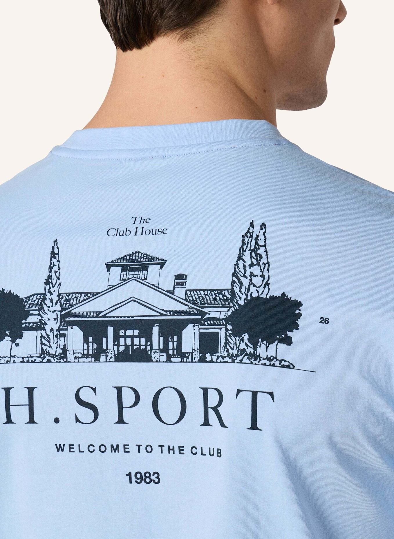 HACKETT LONDON T-Shirt HS CLUB HOUSE TEE: BLAU