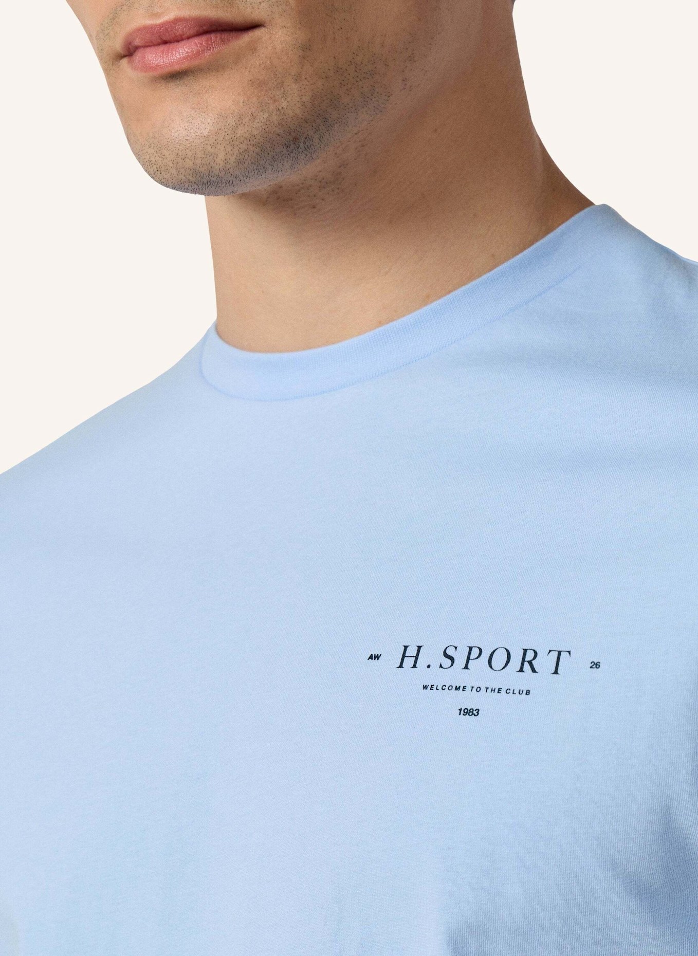 HACKETT LONDON T-Shirt HS CLUB HOUSE TEE: BLAU