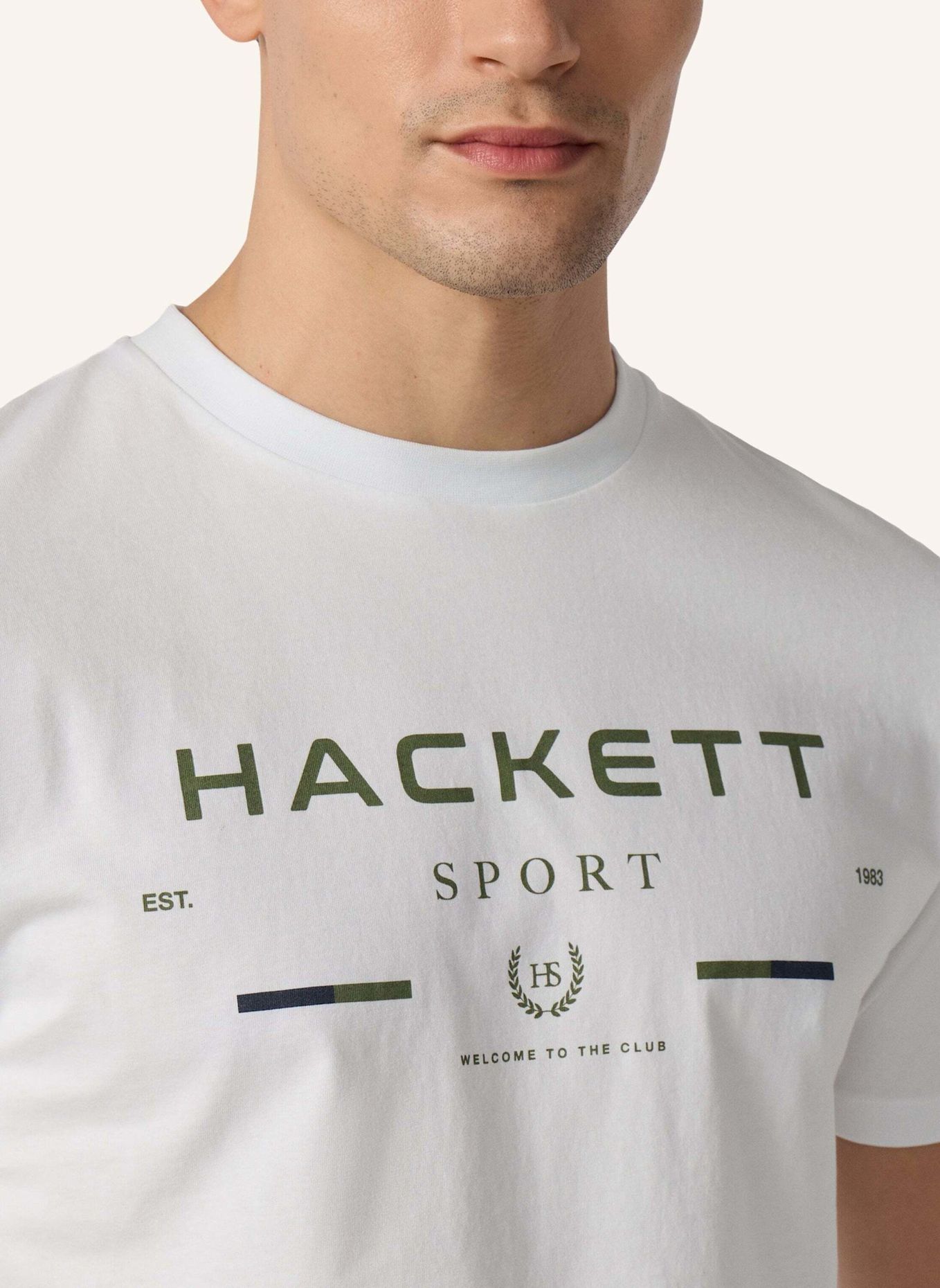 HACKETT LONDON T-Shirt HS LEGACY TEE: WEISS