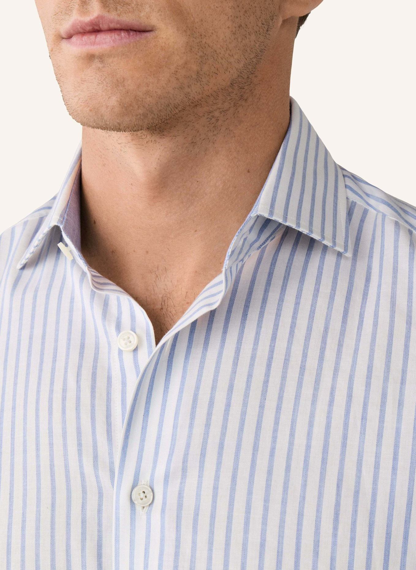 HACKETT LONDON Freizeithemd WIDE STRIPE: HELLBLAU