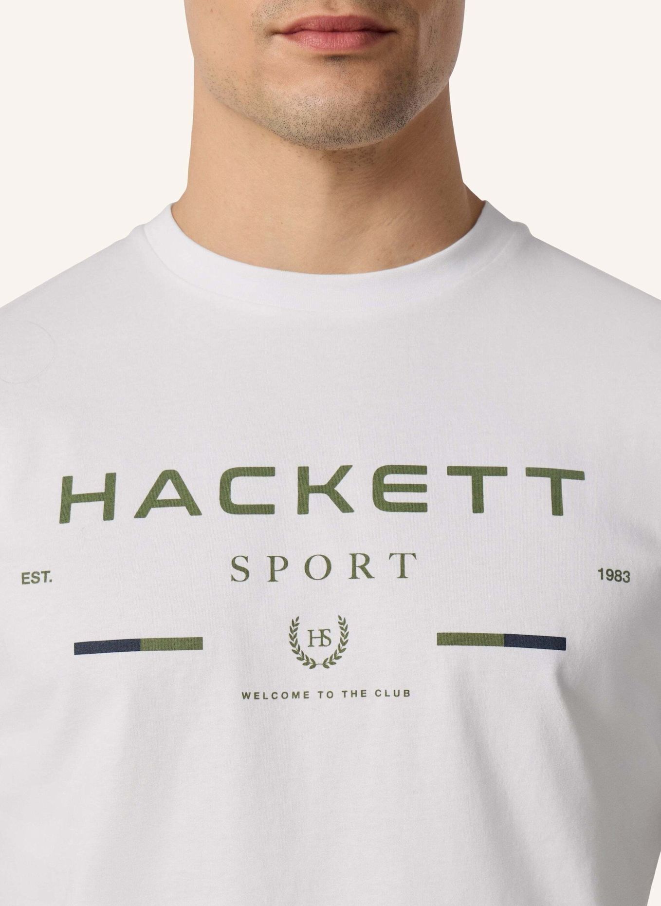 HACKETT LONDON T-Shirt HS LEGACY TEE: WEISS