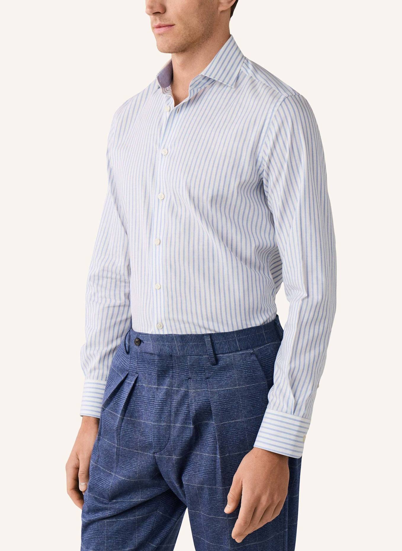 HACKETT LONDON Freizeithemd WIDE STRIPE: HELLBLAU