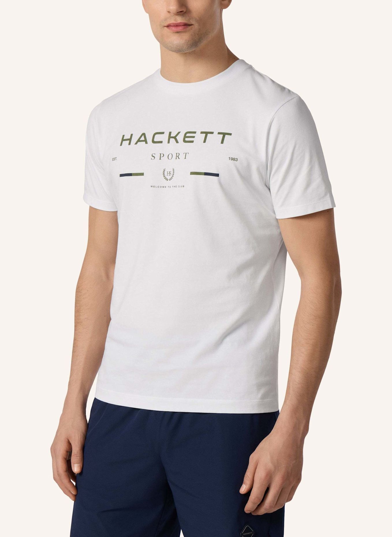 HACKETT LONDON T-Shirt HS LEGACY TEE: WEISS