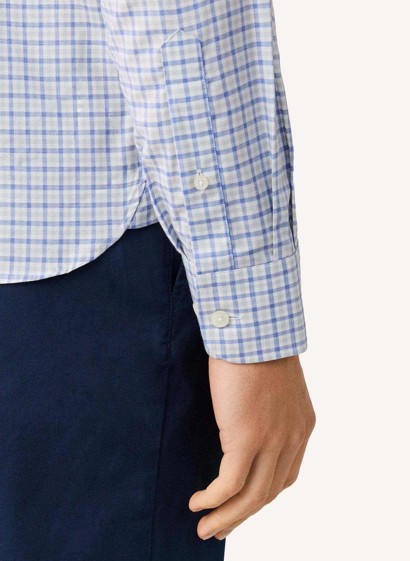 HACKETT LONDON Freizeithemd THREE COLOR GINGHAM: GRÜN