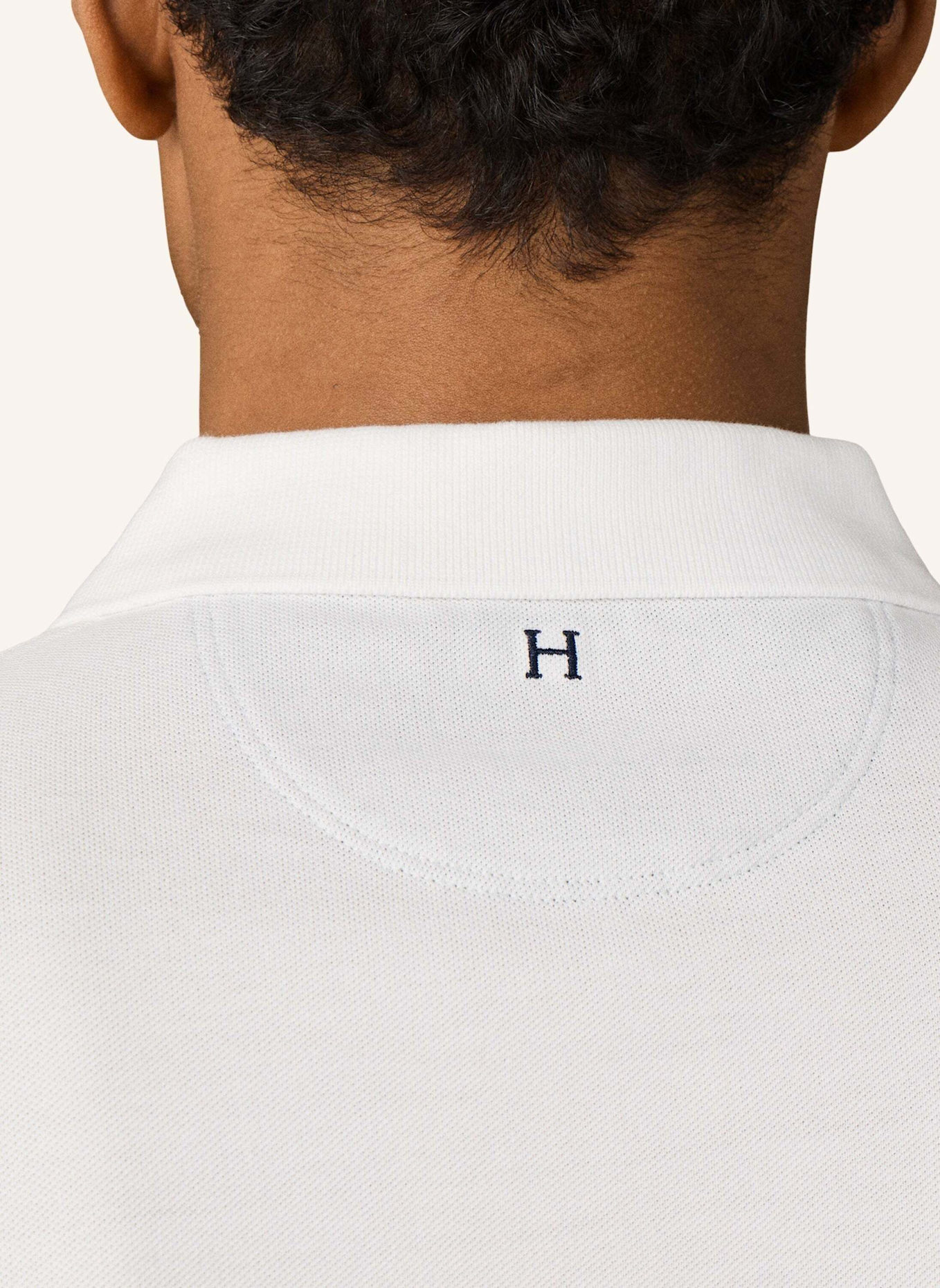 HACKETT LONDON Poloshirt HERITAGE H PANEL: CREME