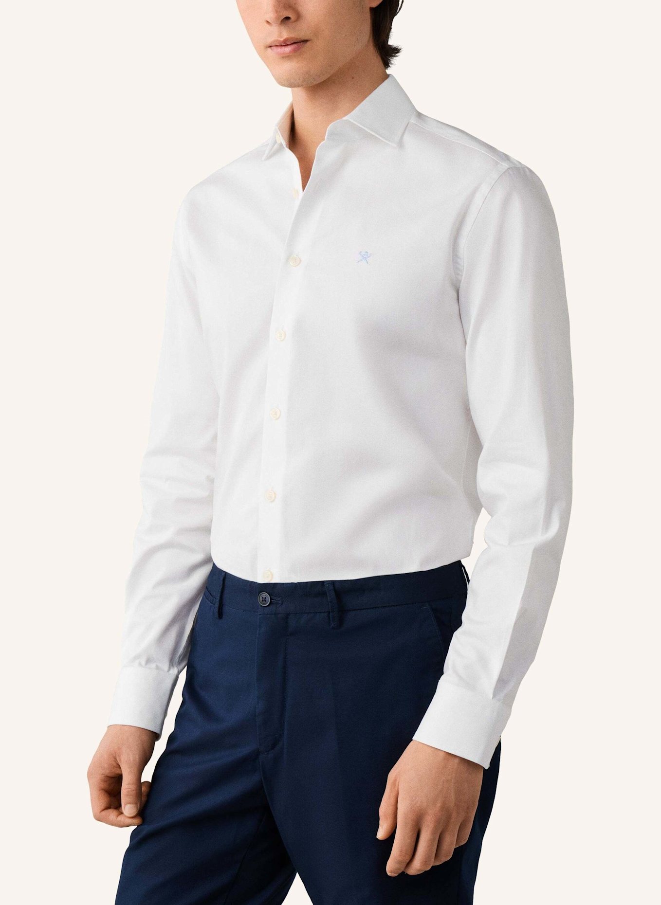 HACKETT LONDON Freizeithemd ESS TEXTURE: WEISS