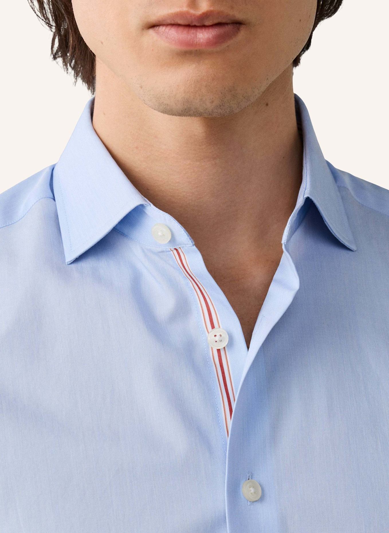 HACKETT LONDON Freizeithemd HAIRLINE ENG STRIPE: HELLBLAU