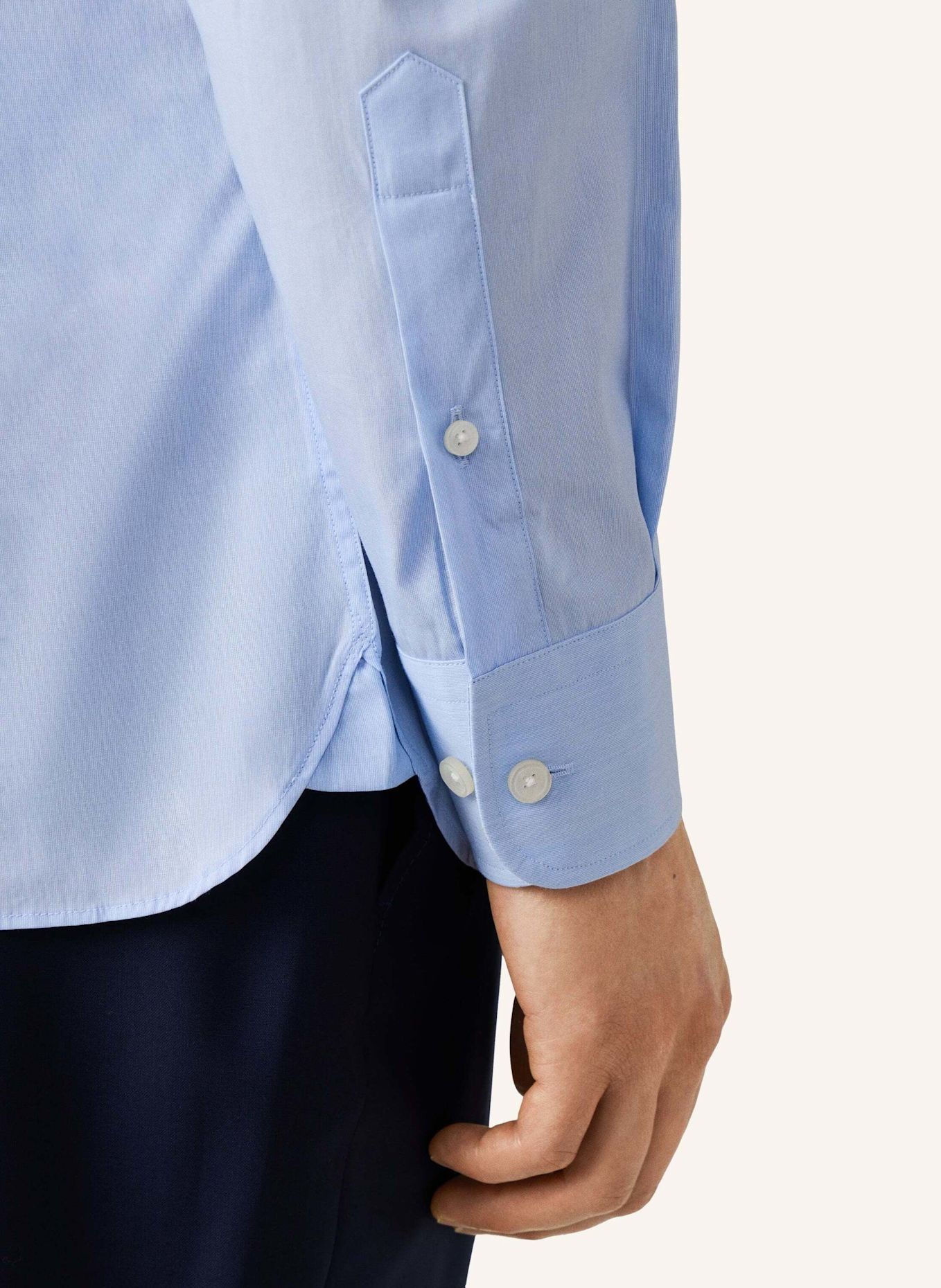 HACKETT LONDON Freizeithemd HAIRLINE ENG STRIPE: HELLBLAU
