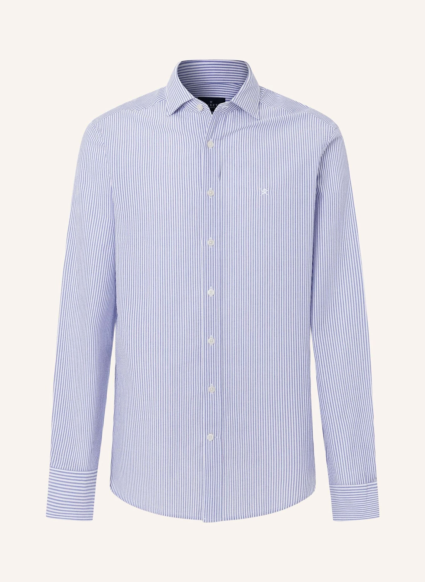 HACKETT LONDON Freizeithemd SEERSUCKER BENGAL STR: BLAU