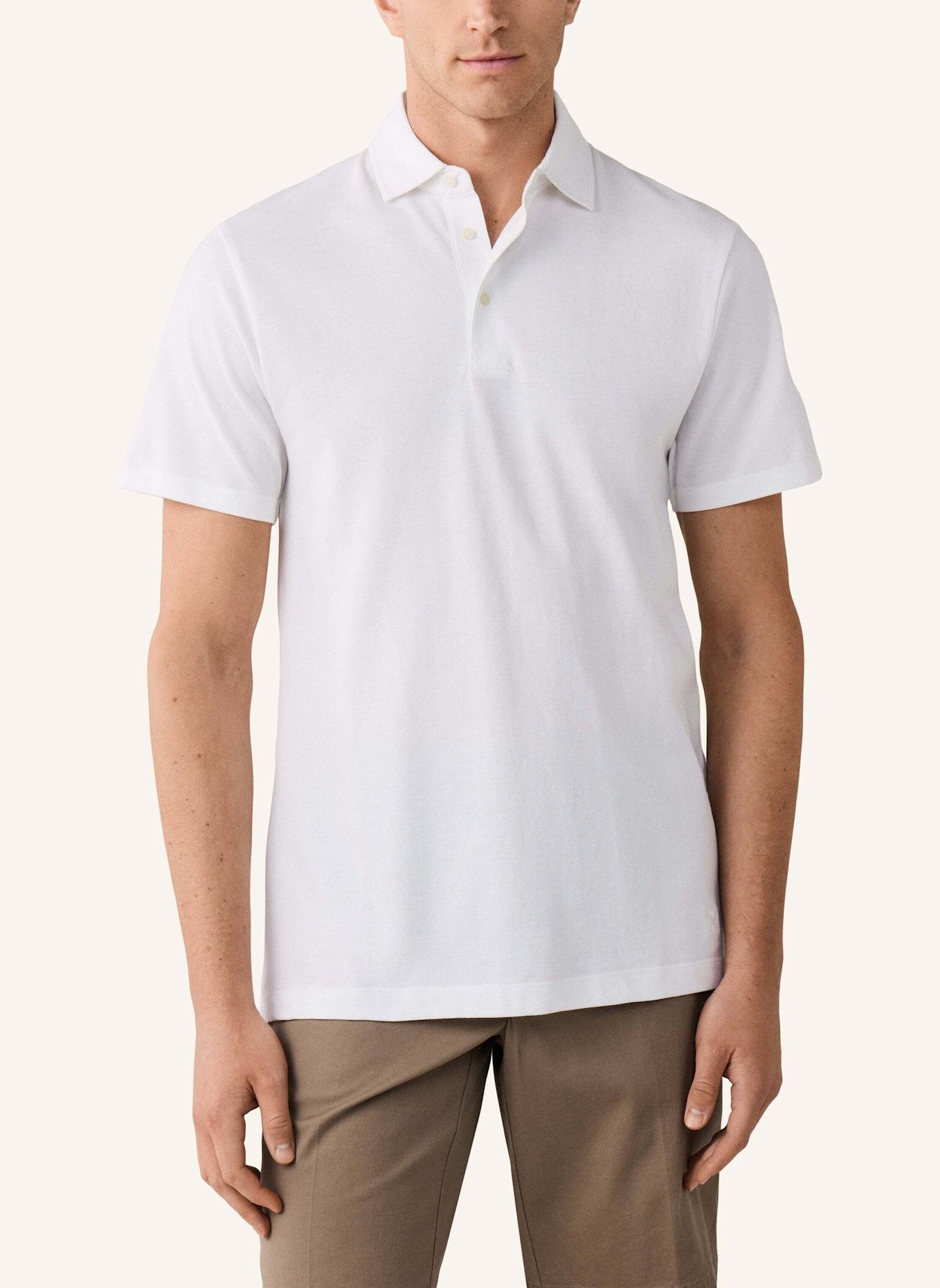 HACKETT LONDON Poloshirt GMD PIQUE SS: WEISS