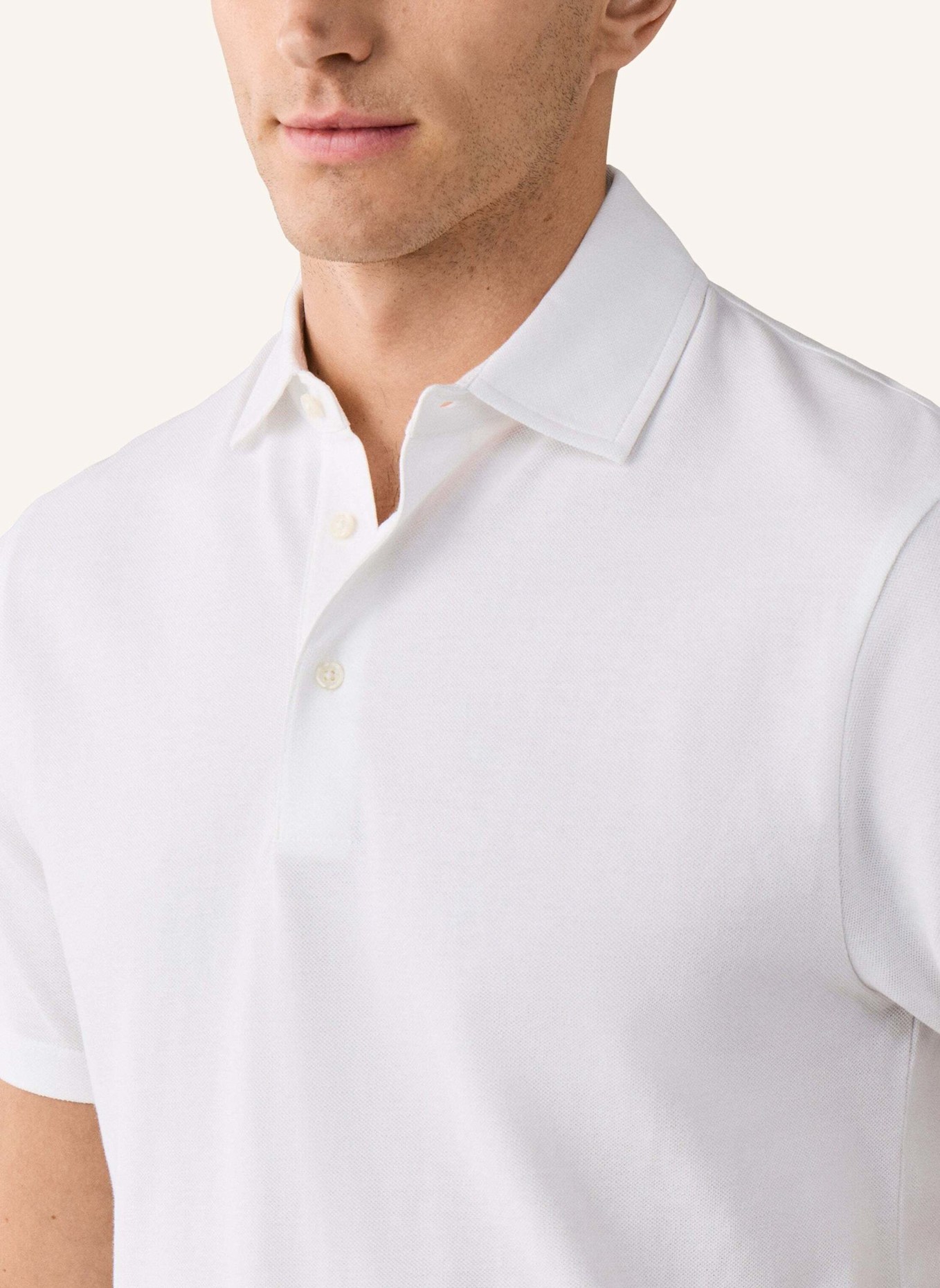 HACKETT LONDON Poloshirt GMD PIQUE SS: WEISS