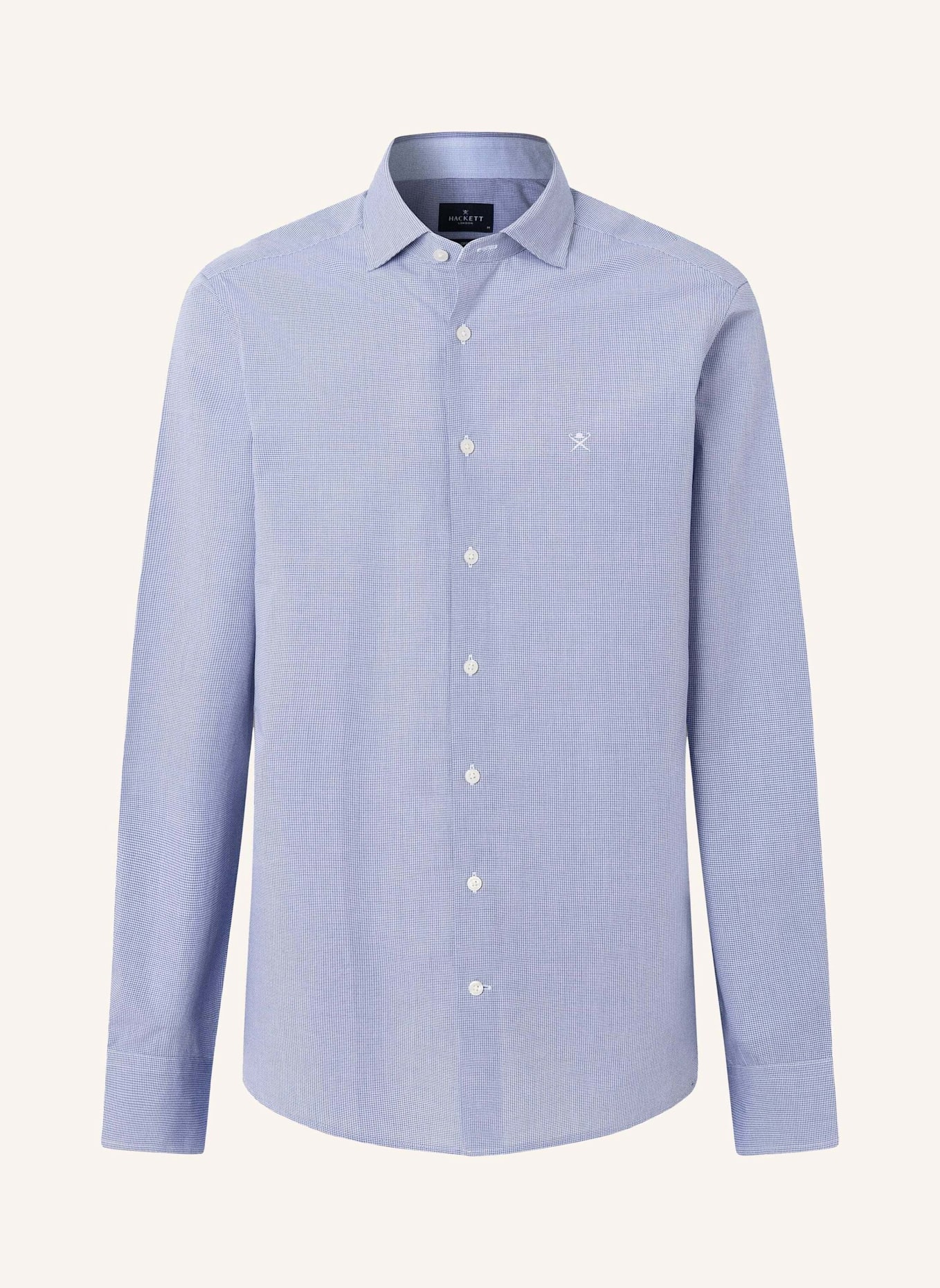 HACKETT LONDON Freizeithemd CITY GINGHAM: DUNKELBLAU