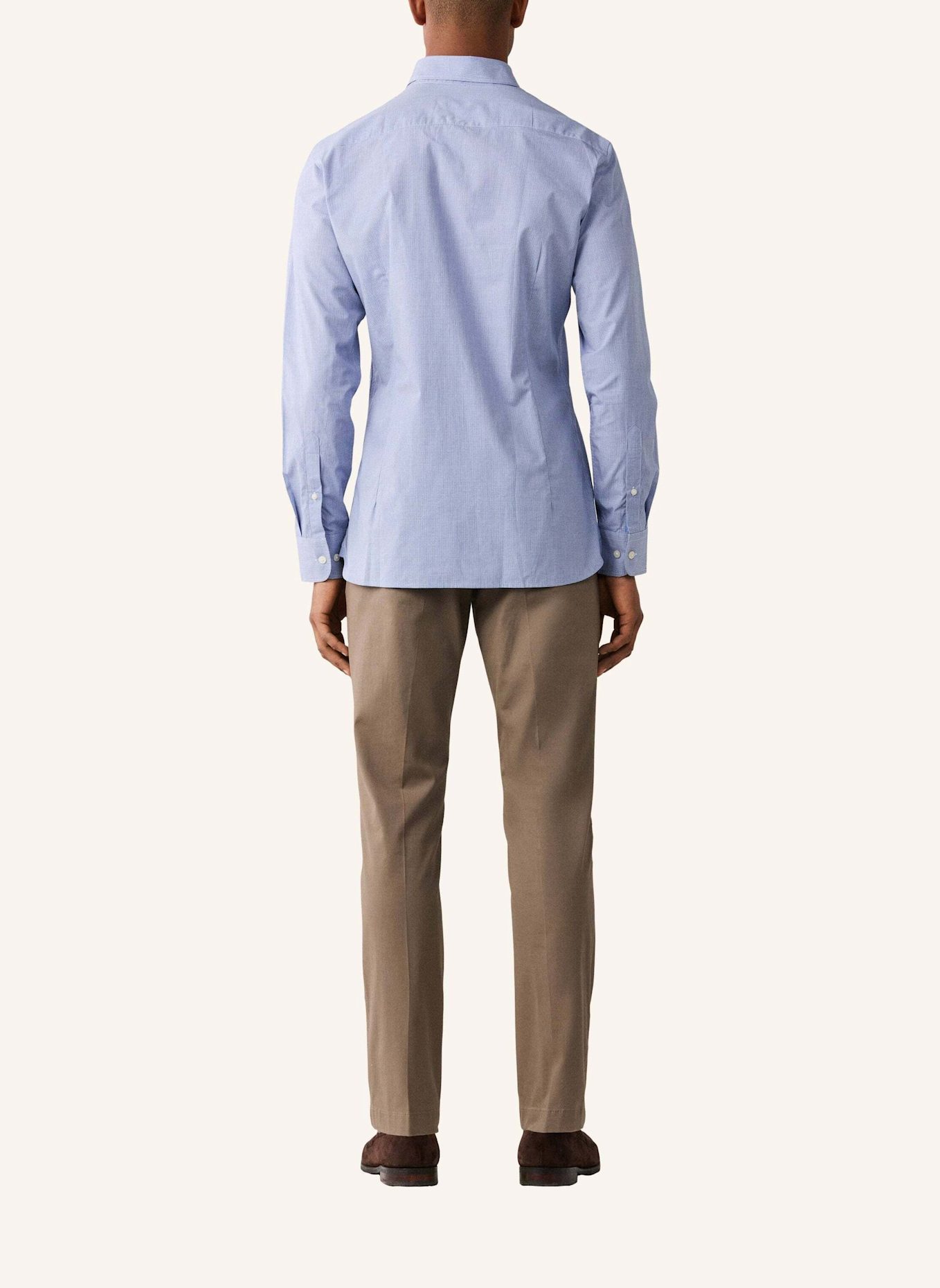 HACKETT LONDON Freizeithemd CITY GINGHAM: DUNKELBLAU