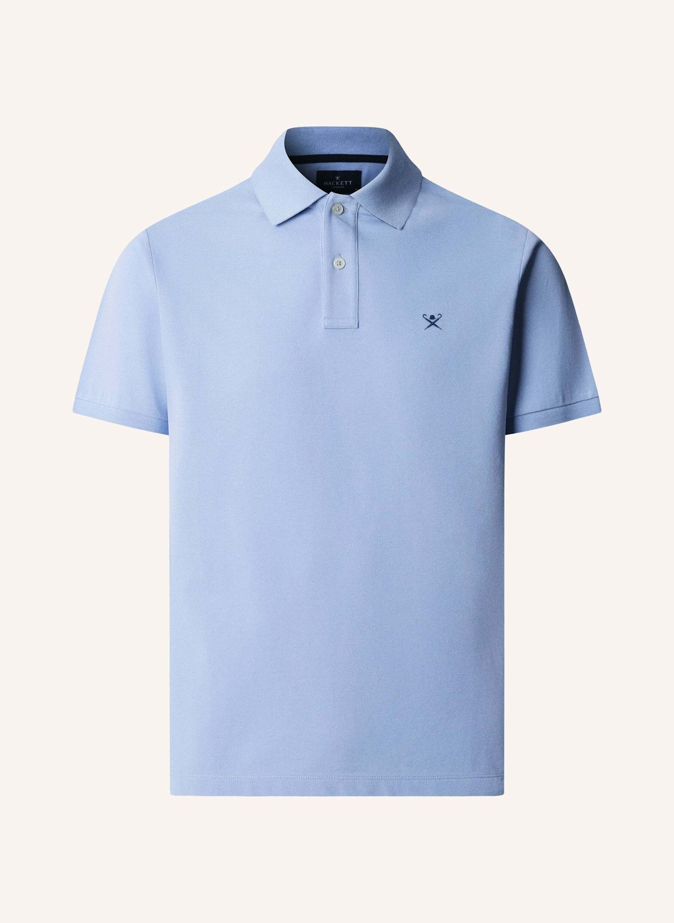 HACKETT LONDON Poloshirt SLIM FIT LOGO: BLAU