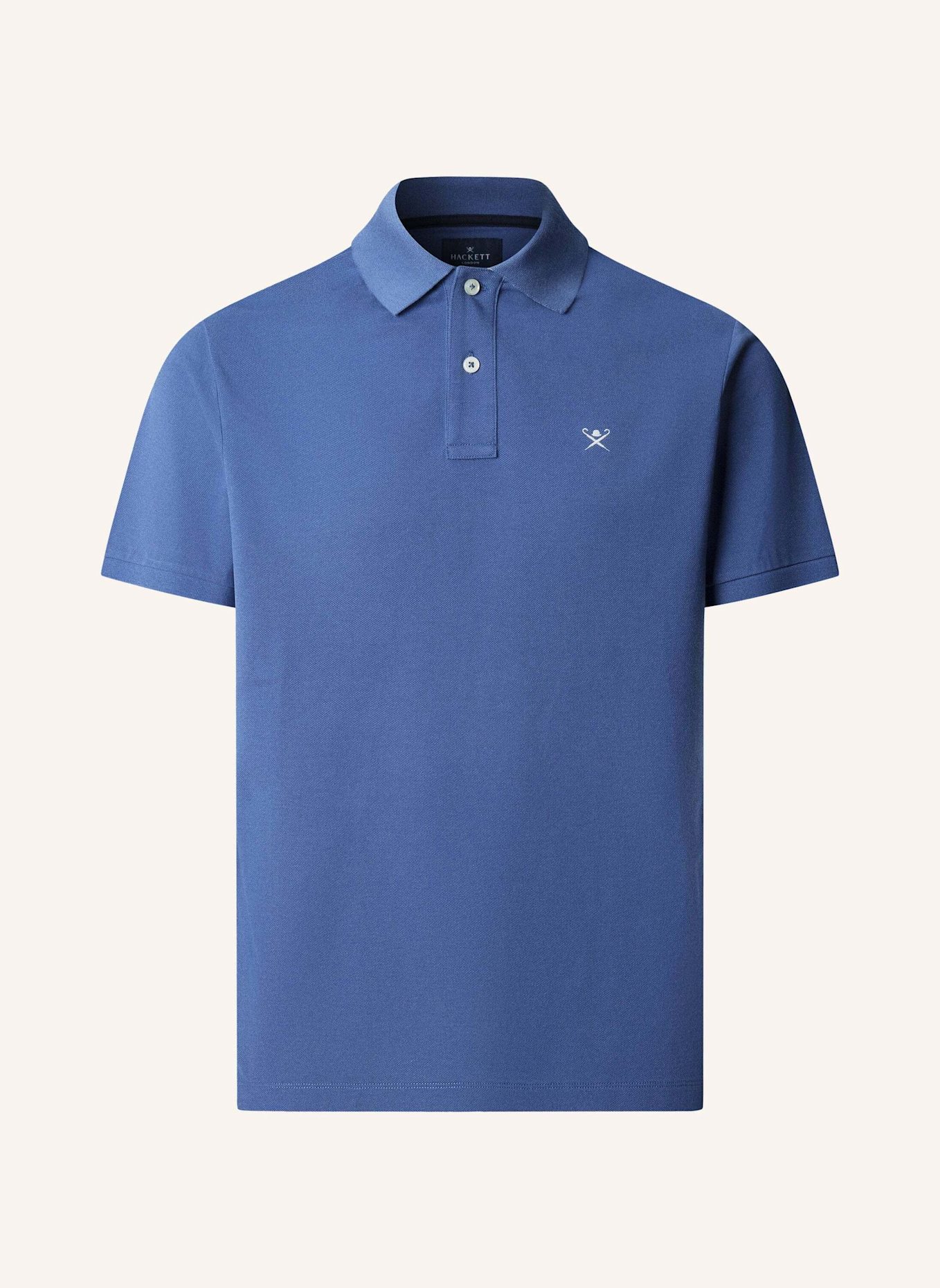 HACKETT LONDON Poloshirt SLIM FIT LOGO: BLAU