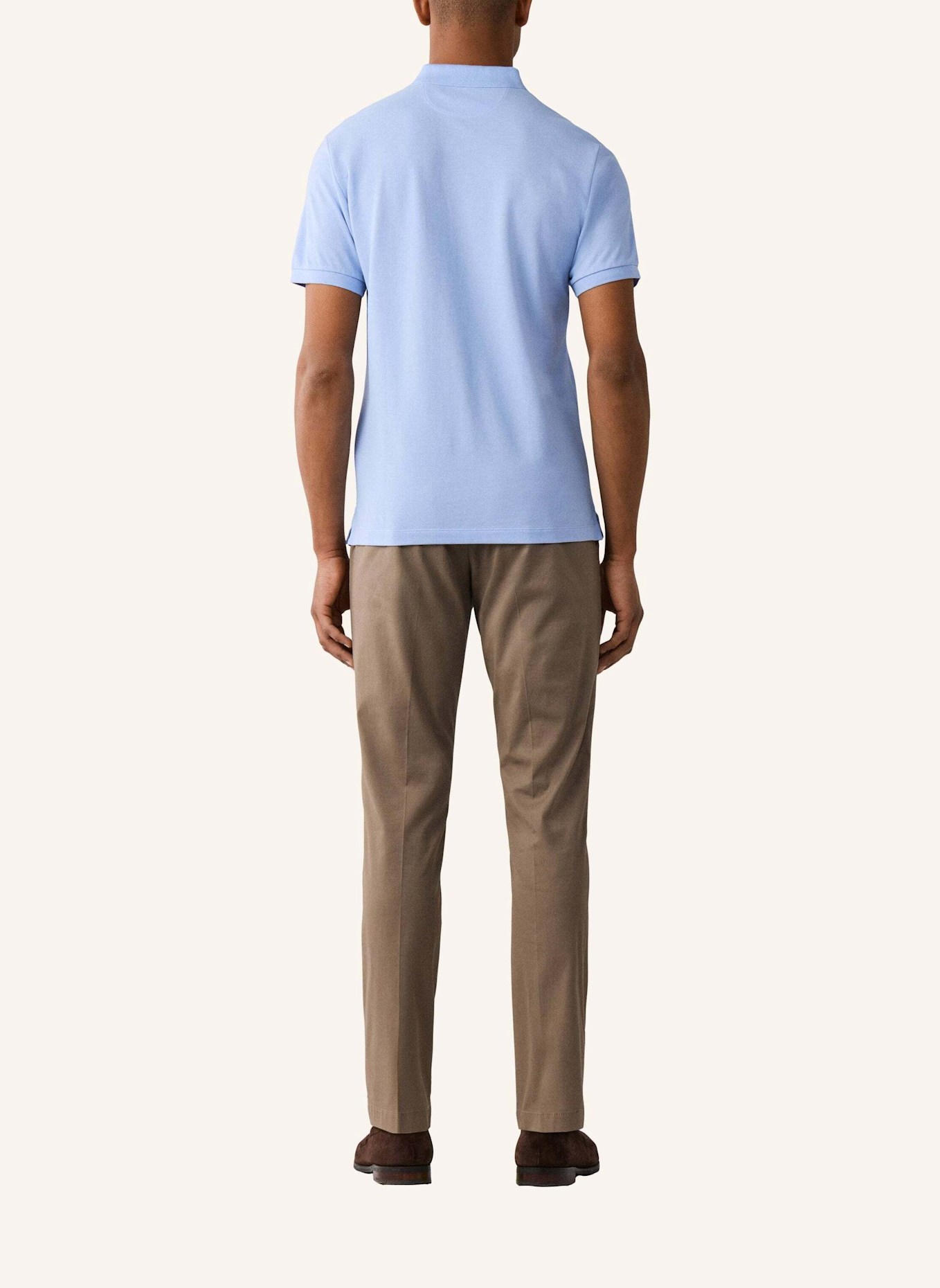 HACKETT LONDON Poloshirt SLIM FIT LOGO: BLAU