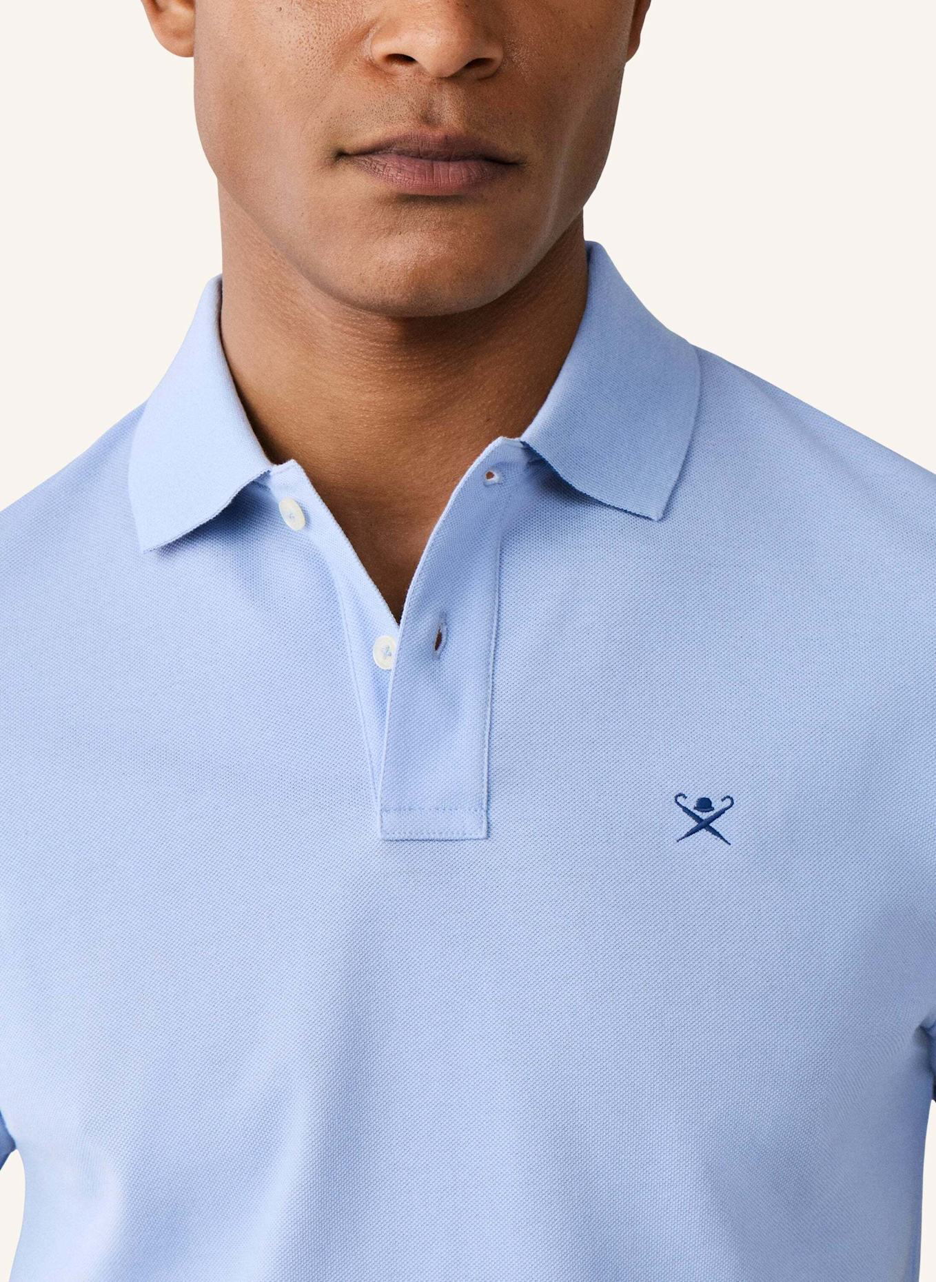 HACKETT LONDON Poloshirt SLIM FIT LOGO: BLAU