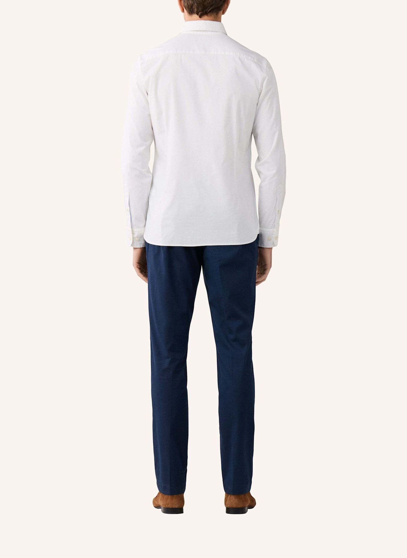 HACKETT LONDON Freizeithemd ESS STRETCH POP: WEISS