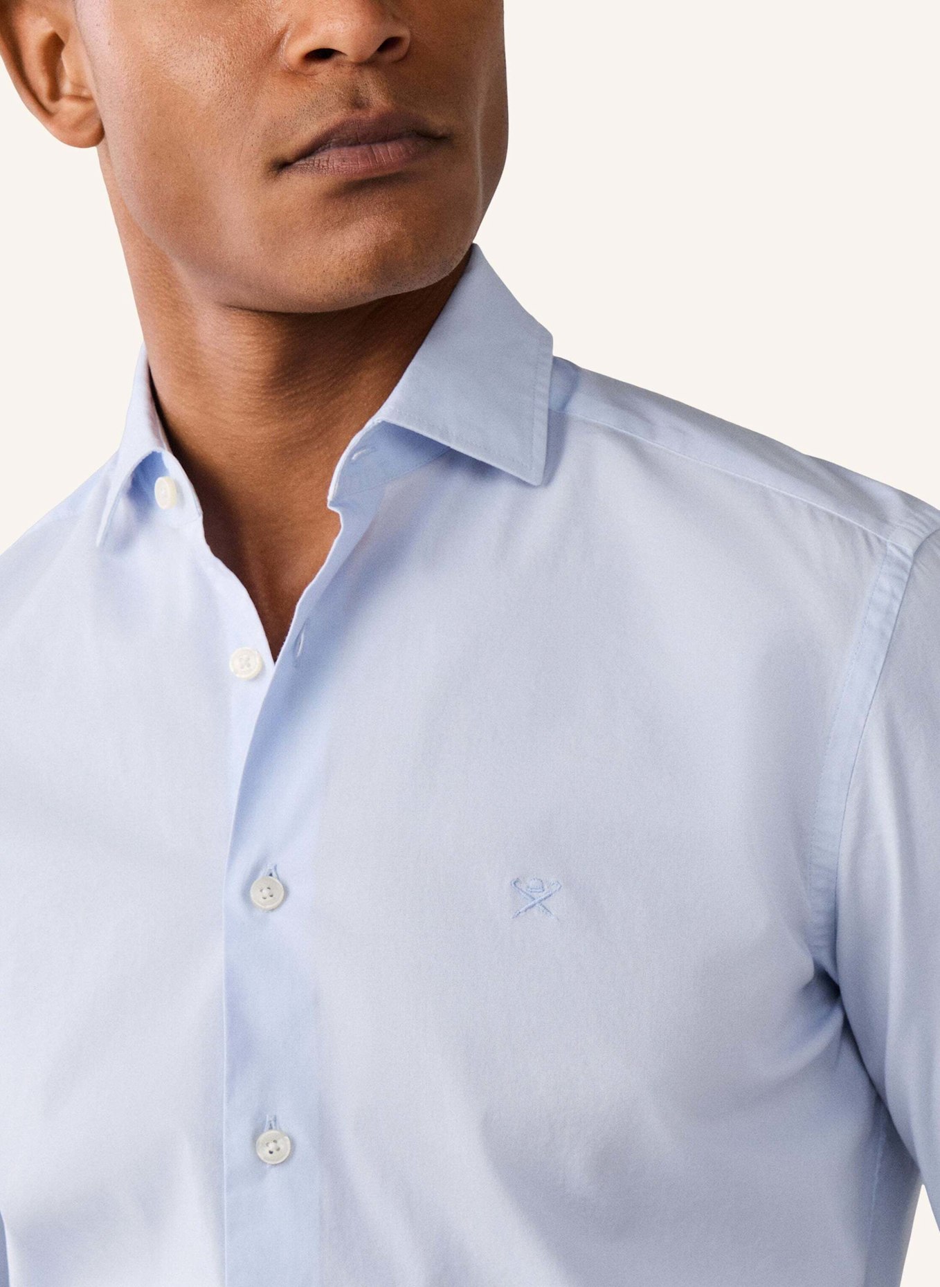 HACKETT LONDON Freizeithemd ESS STRETCH POP: HELLBLAU
