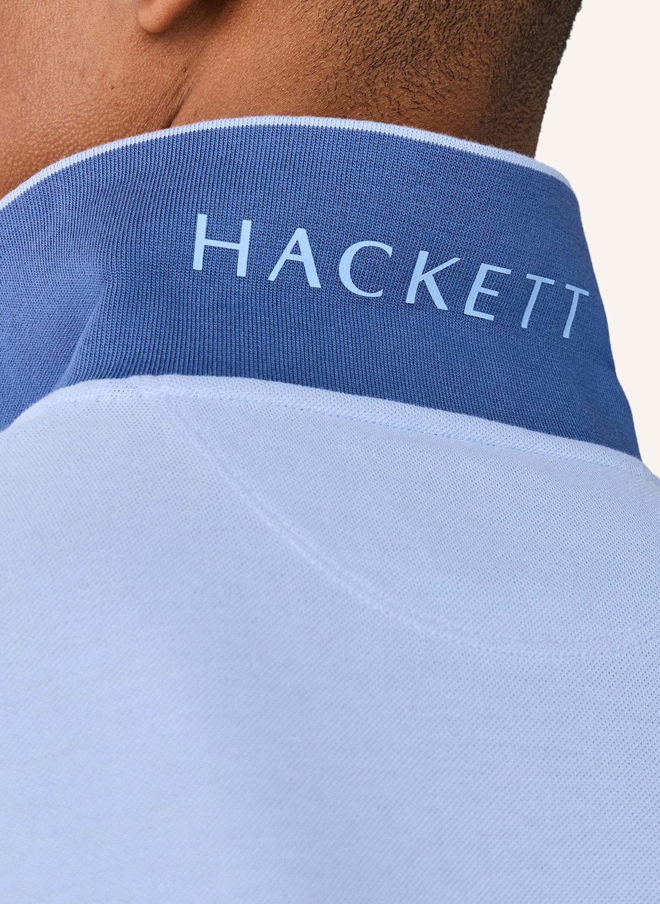 HACKETT LONDON Poloshirt SLIM FIT LOGO: BLAU