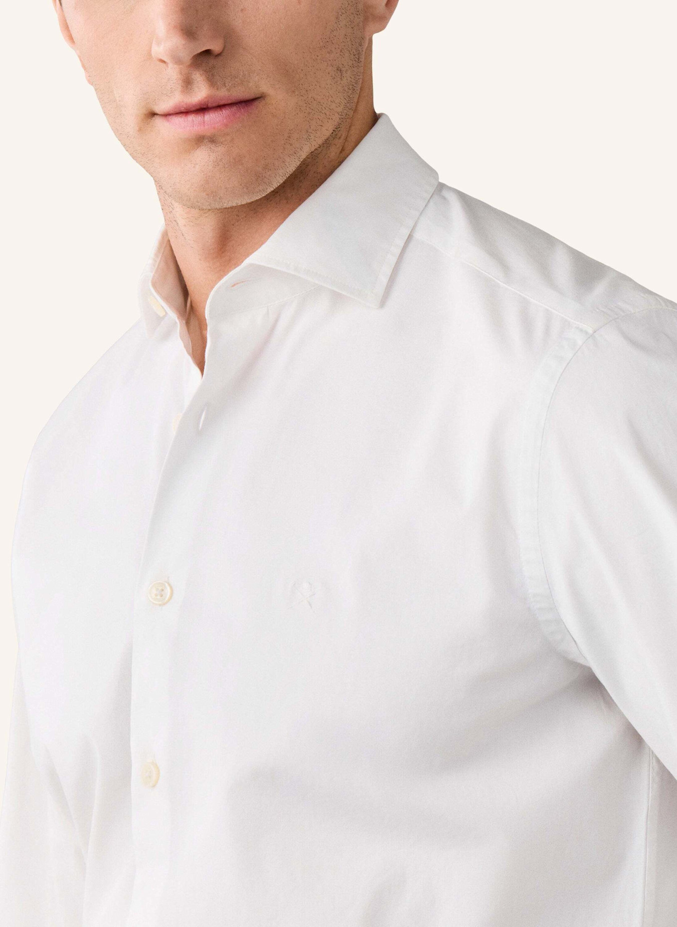 HACKETT LONDON Freizeithemd ESS STRETCH POP: WEISS