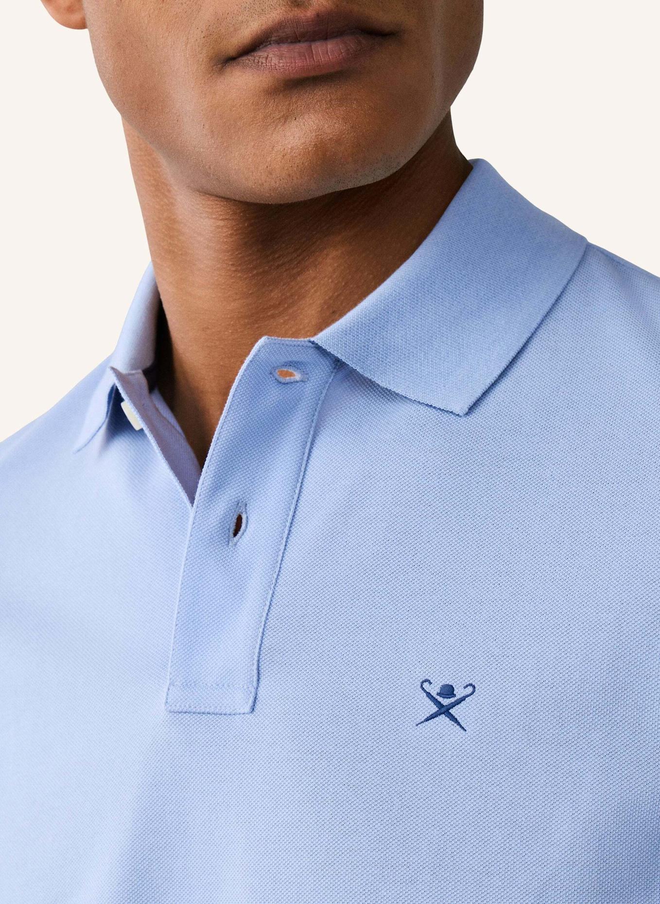 HACKETT LONDON Poloshirt SLIM FIT LOGO: BLAU