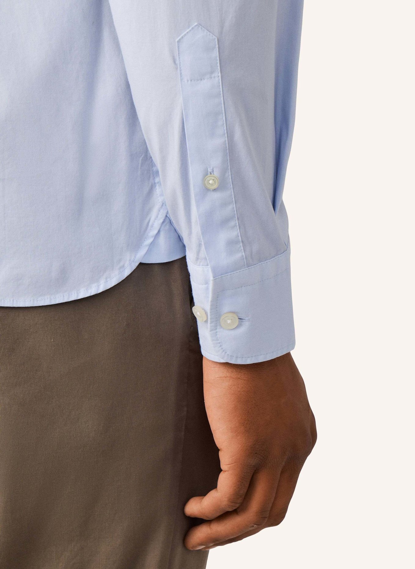 HACKETT LONDON Freizeithemd ESS STRETCH POP: HELLBLAU