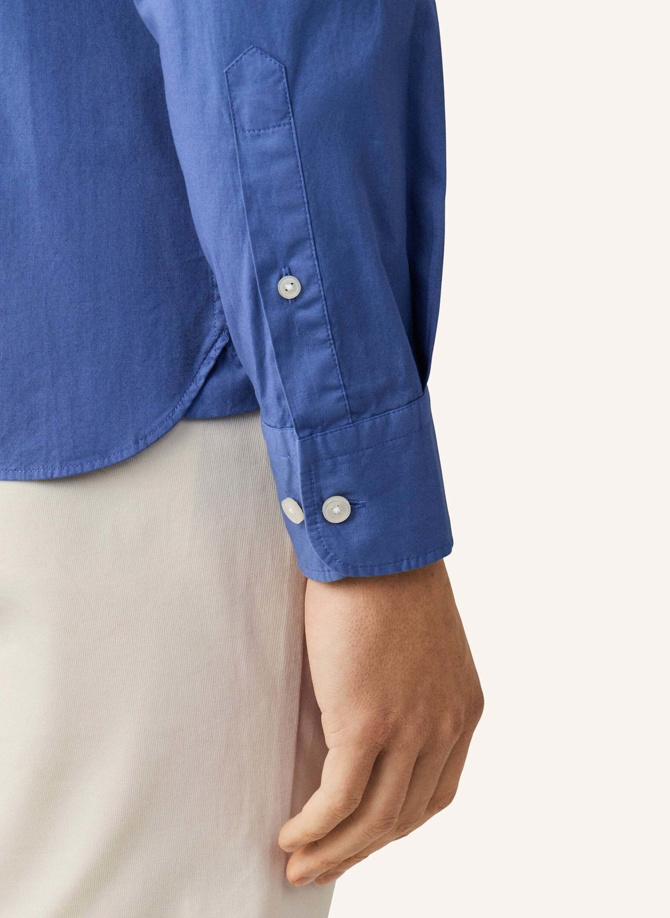 HACKETT LONDON Freizeithemd ESS STRETCH POP: BLAU