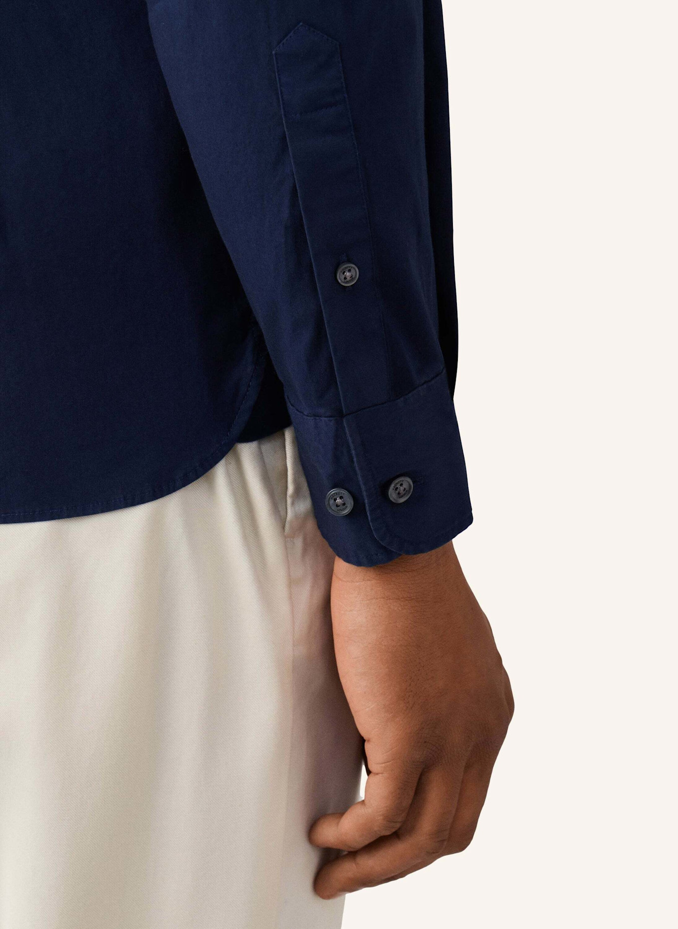 HACKETT LONDON Freizeithemd ESS STRETCH POP: BLAU