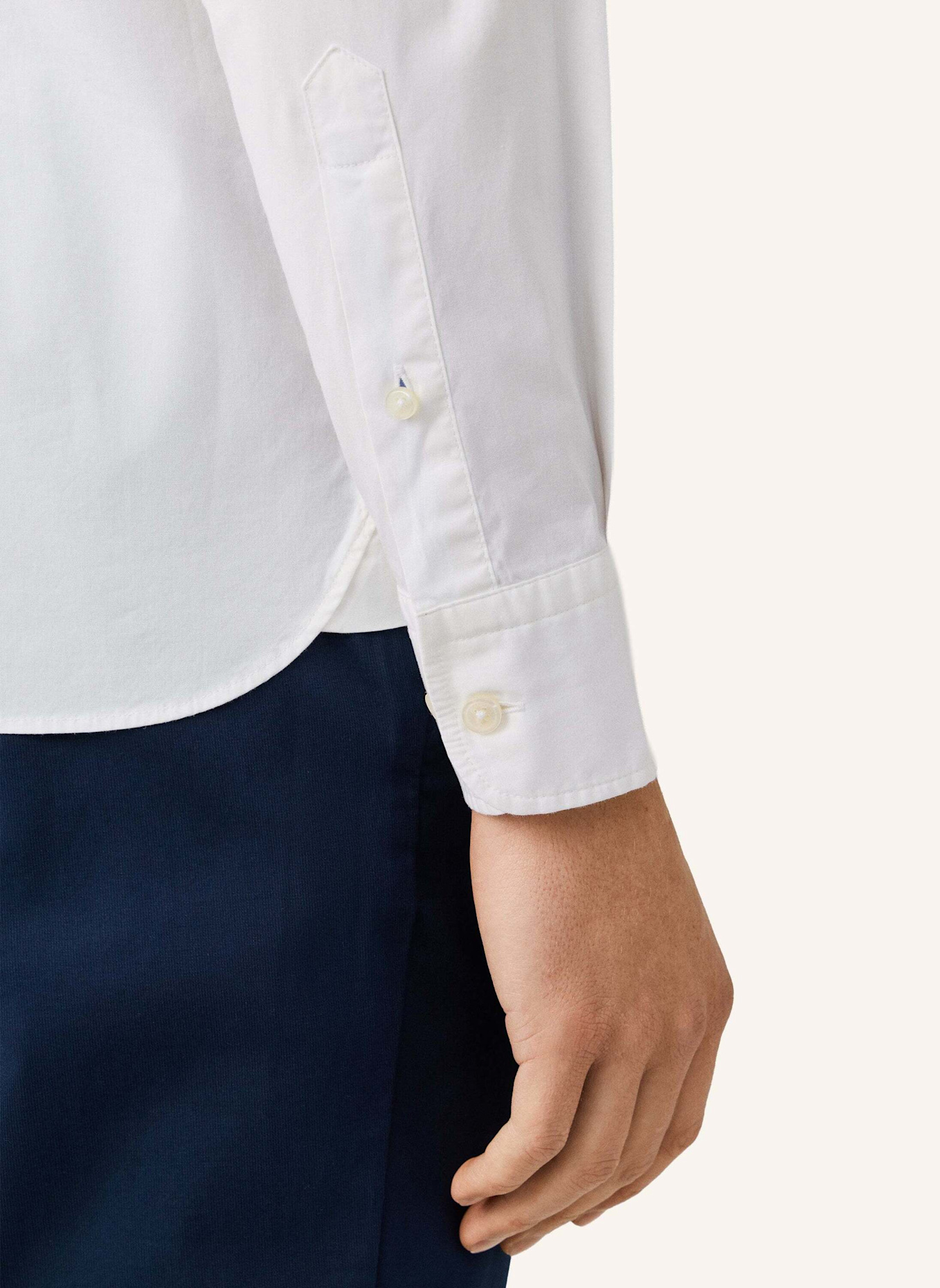 HACKETT LONDON Freizeithemd ESS STRETCH POP: WEISS