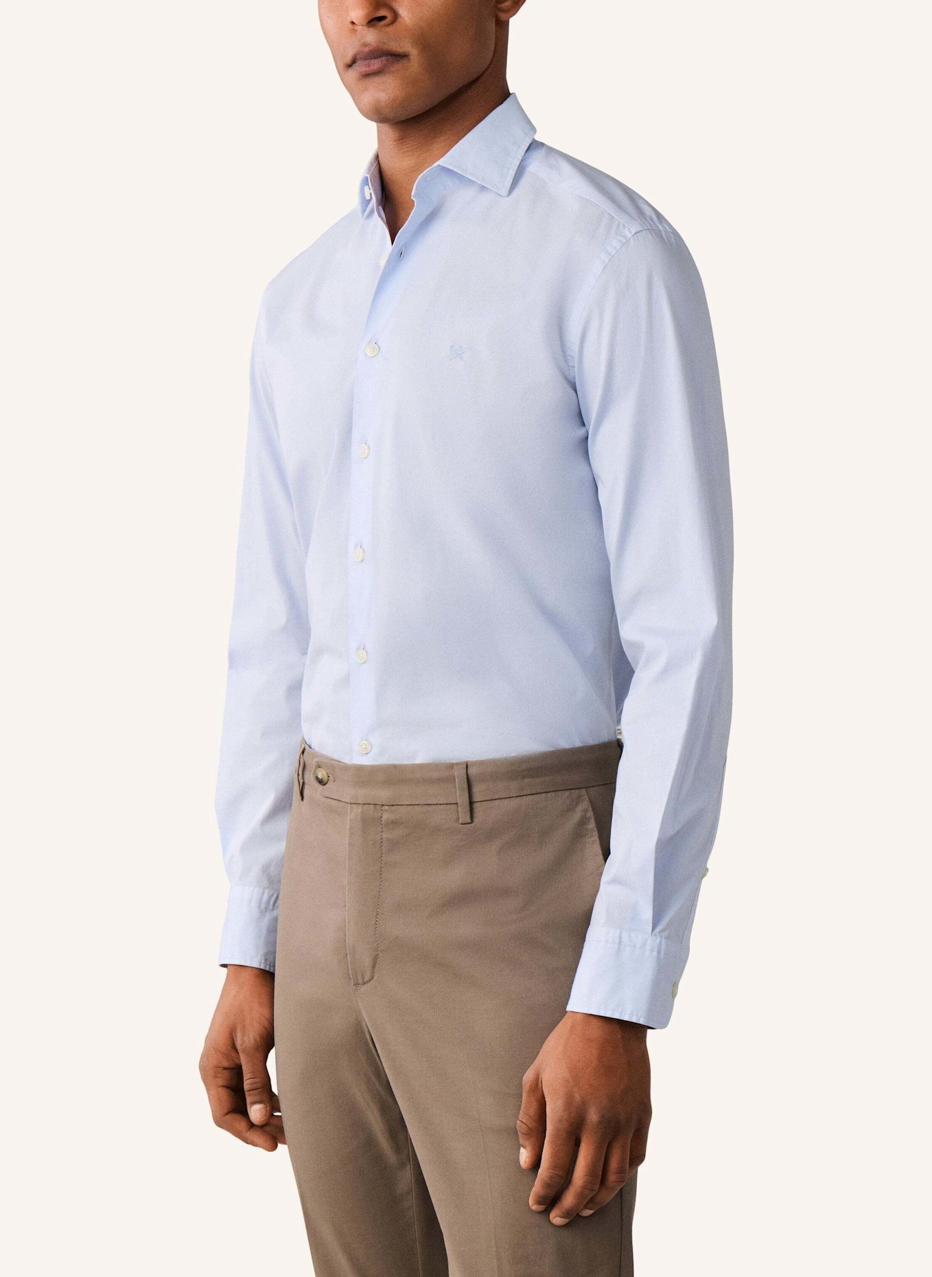 HACKETT LONDON Freizeithemd ESS STRETCH POP: HELLBLAU