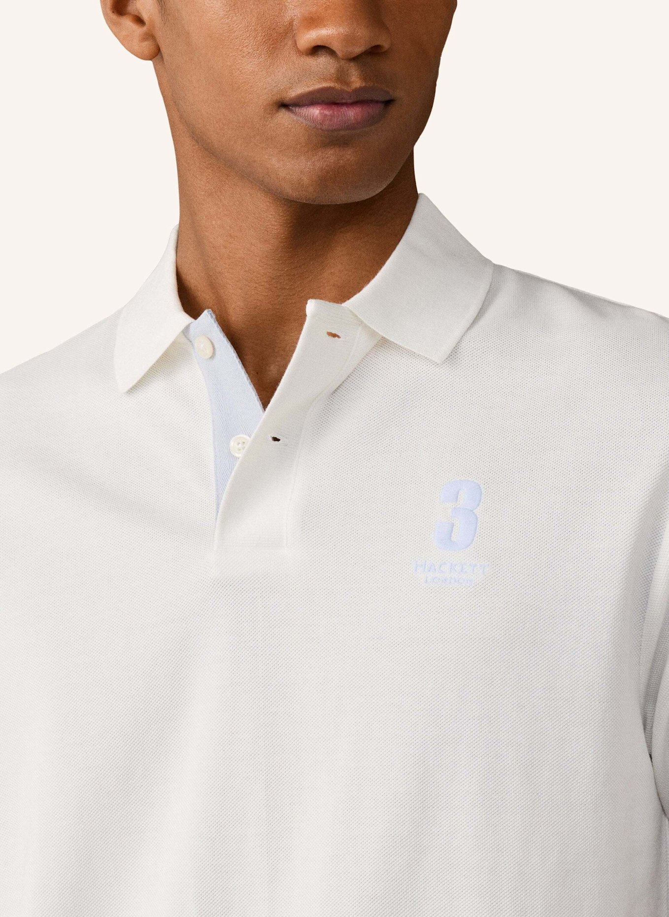 HACKETT LONDON Poloshirt HERITAGE NBR POLO: CREME
