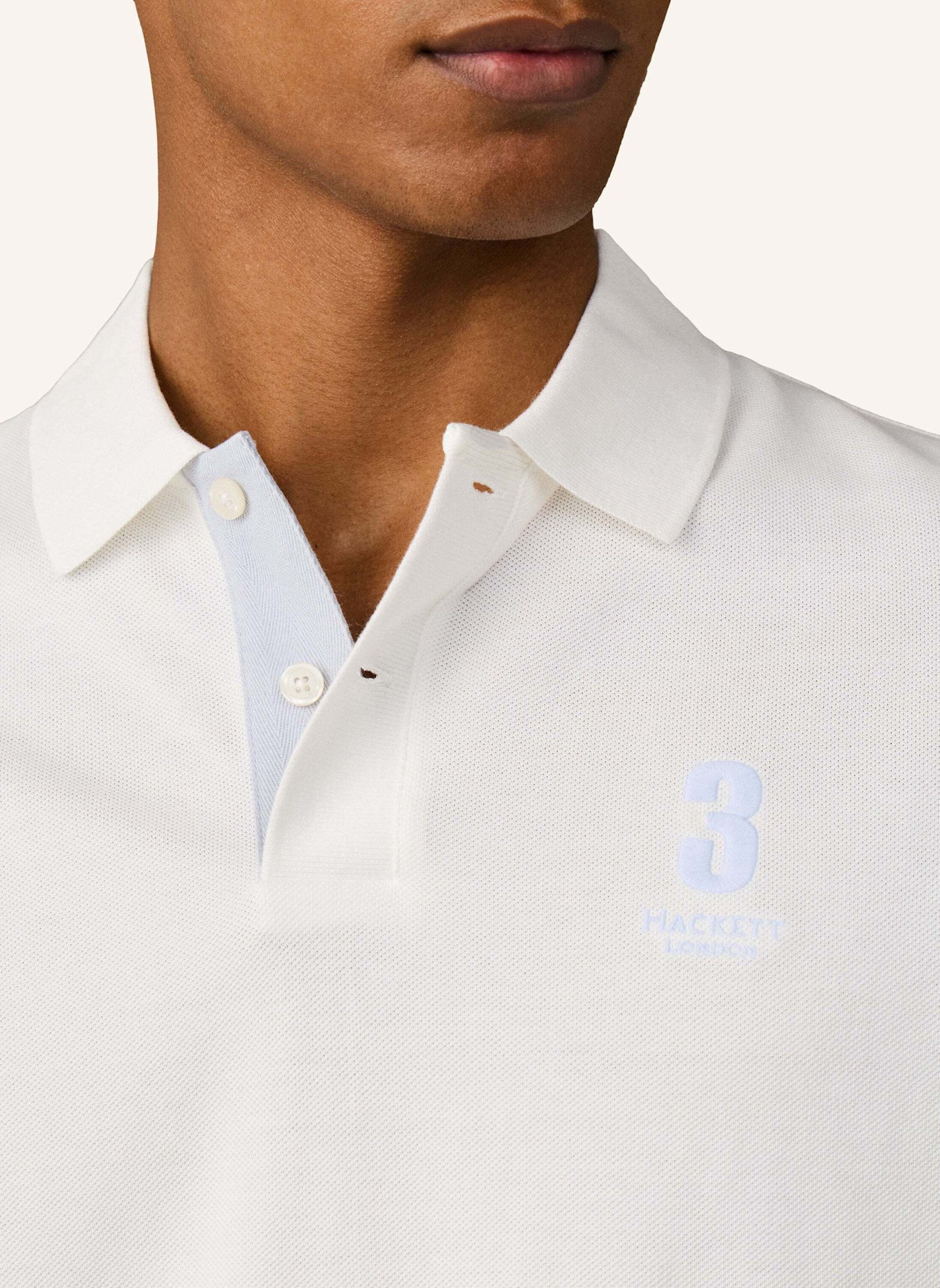 HACKETT LONDON Poloshirt HERITAGE NBR POLO: CREME