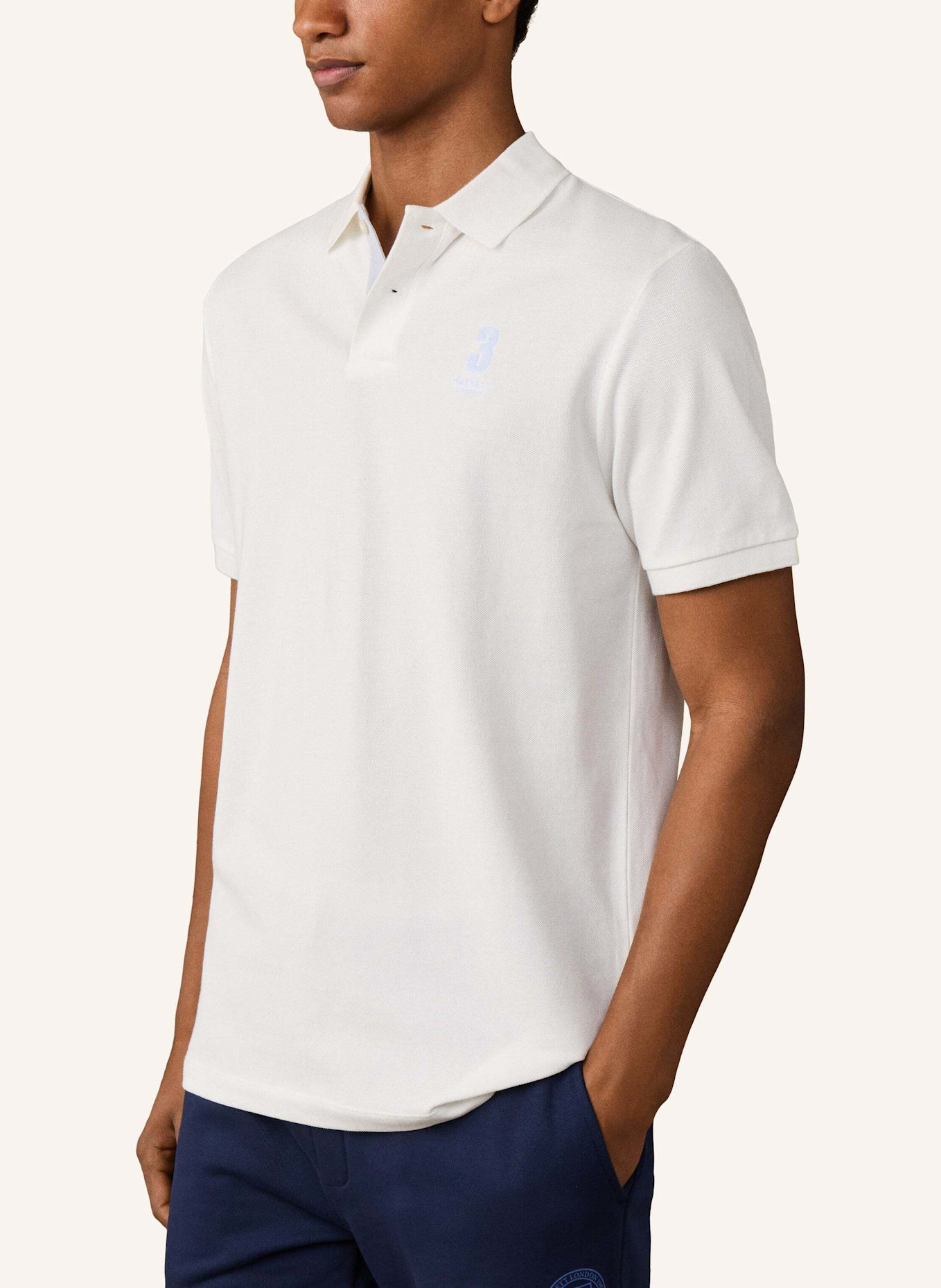 HACKETT LONDON Poloshirt HERITAGE NBR POLO: CREME