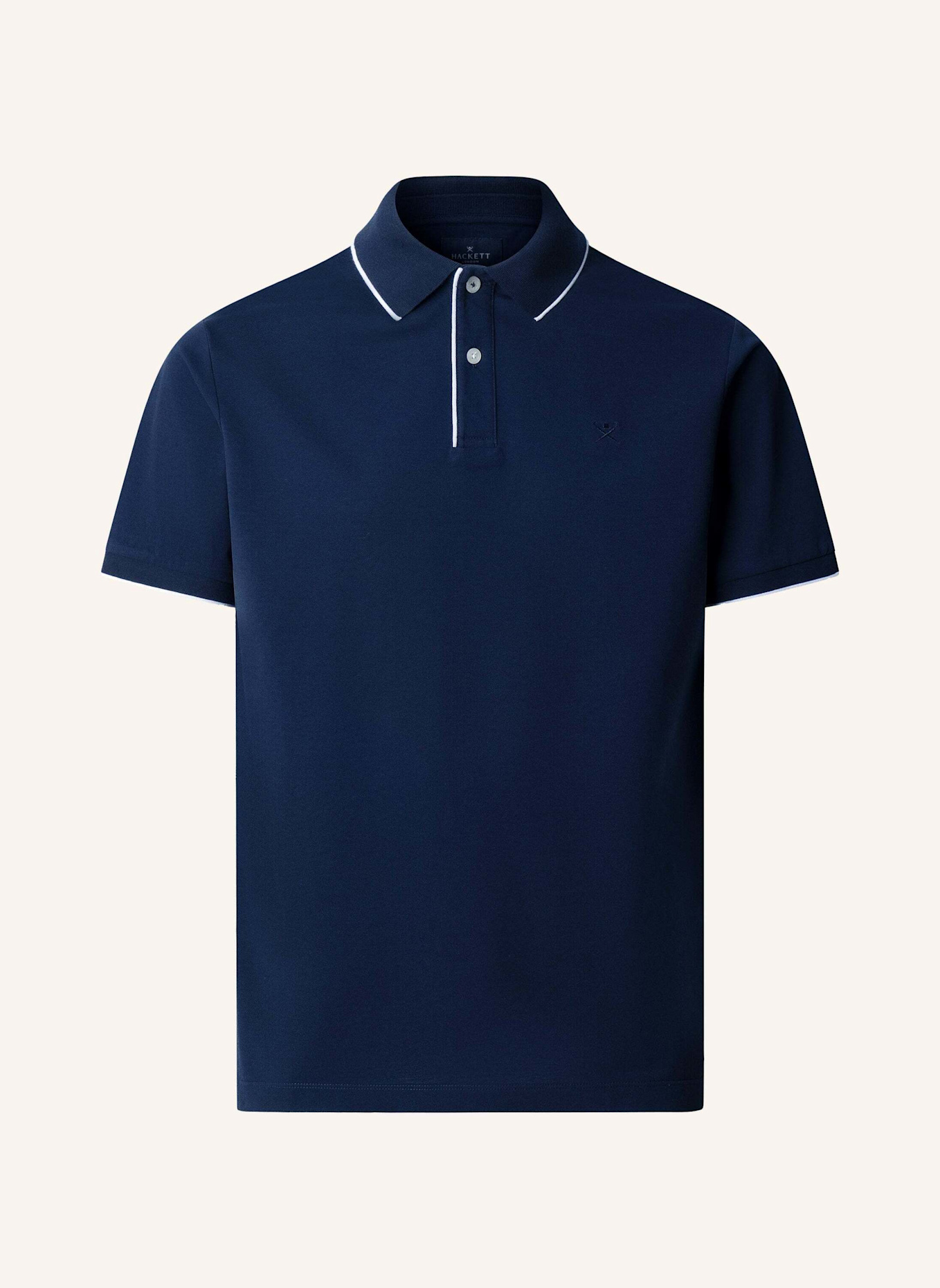 HACKETT LONDON Poloshirt MERC PIQUE TIP POLO: BLAU