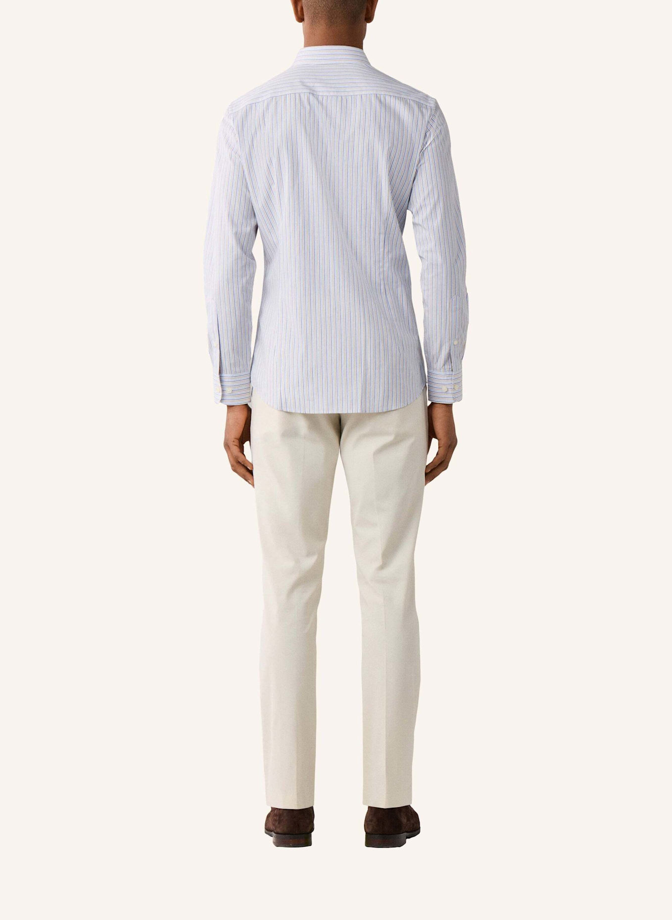 HACKETT LONDON Freizeithemd TRIO COLOR STRIPE: BLAU