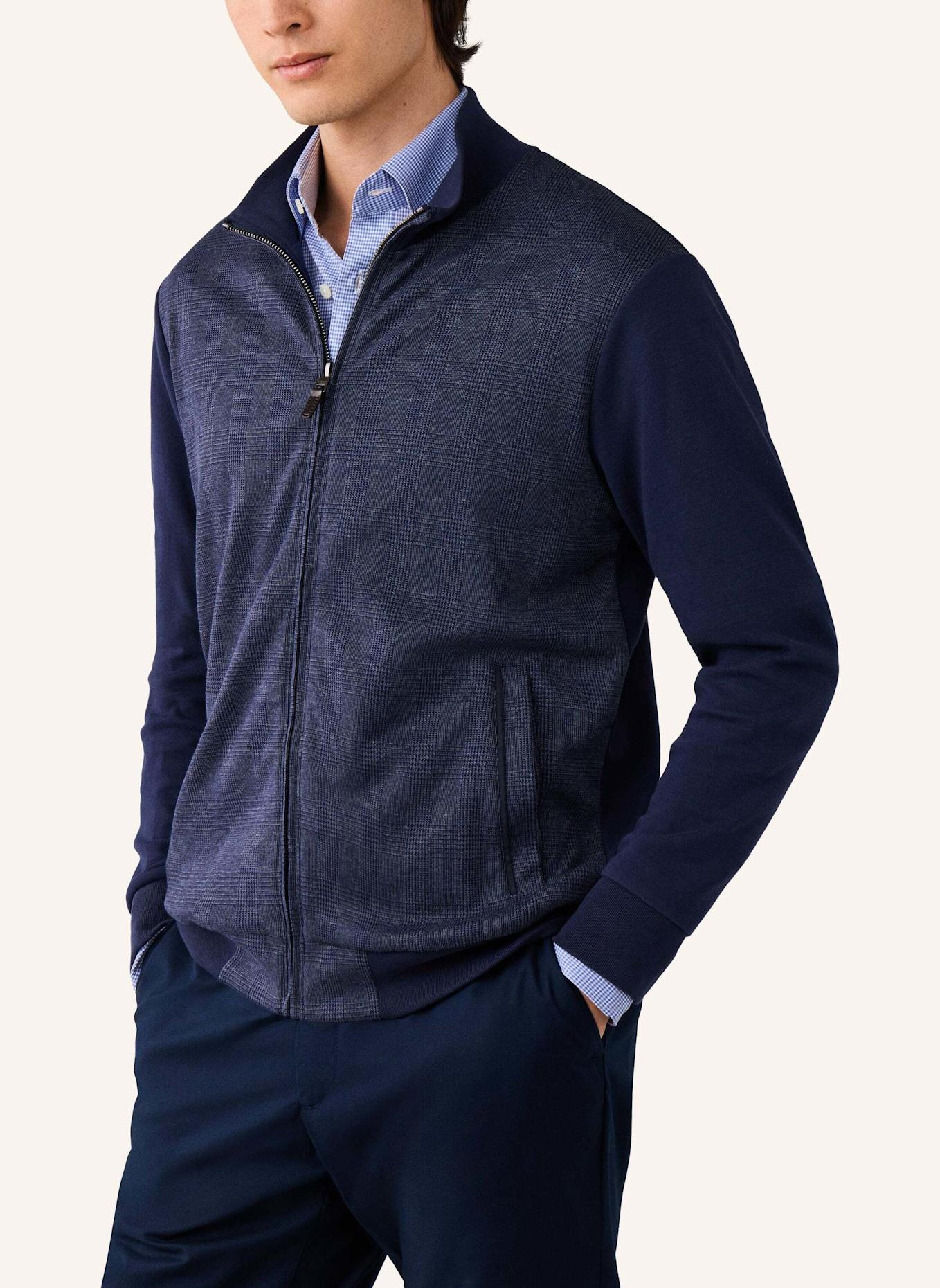 HACKETT LONDON Sweatshirt POW HYBRID FZ: BLAU