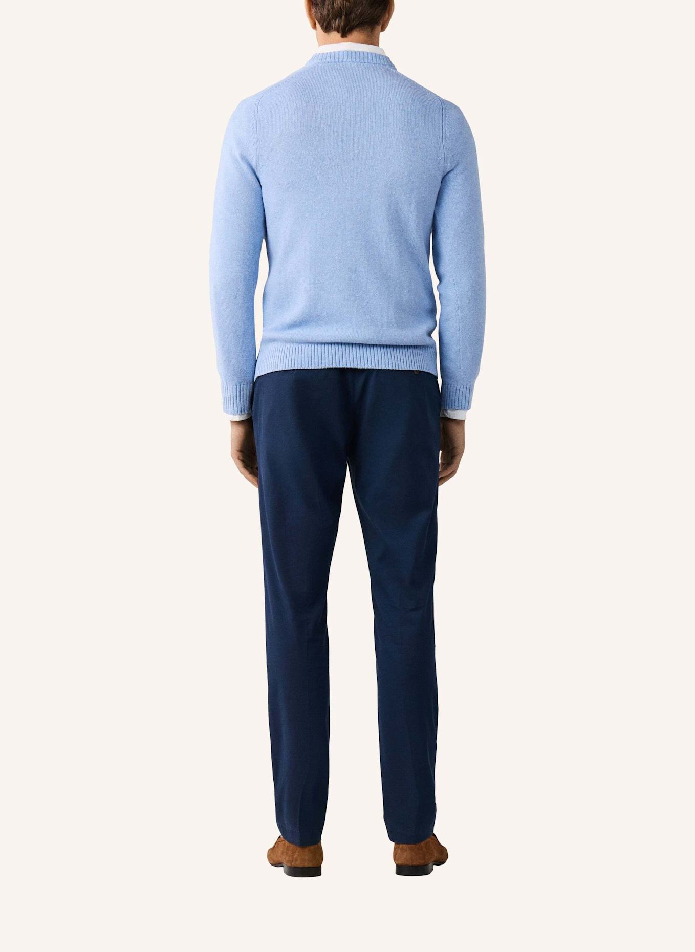 HACKETT LONDON Pullover SADDLE CREW: BLAU