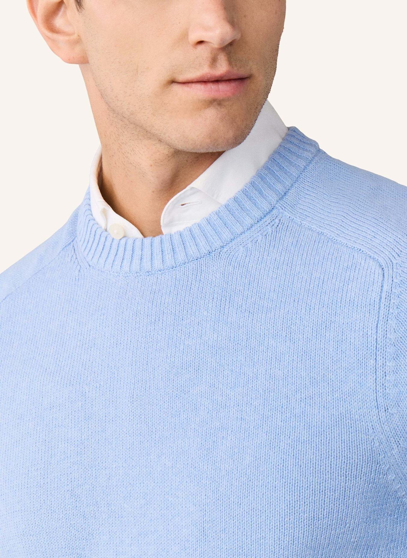 HACKETT LONDON Pullover SADDLE CREW: BLAU