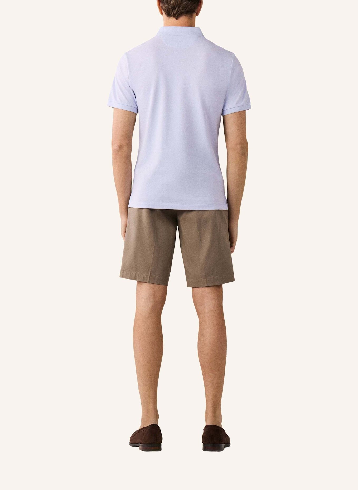 HACKETT LONDON Poloshirt SLIM FIT LOGO: LILA