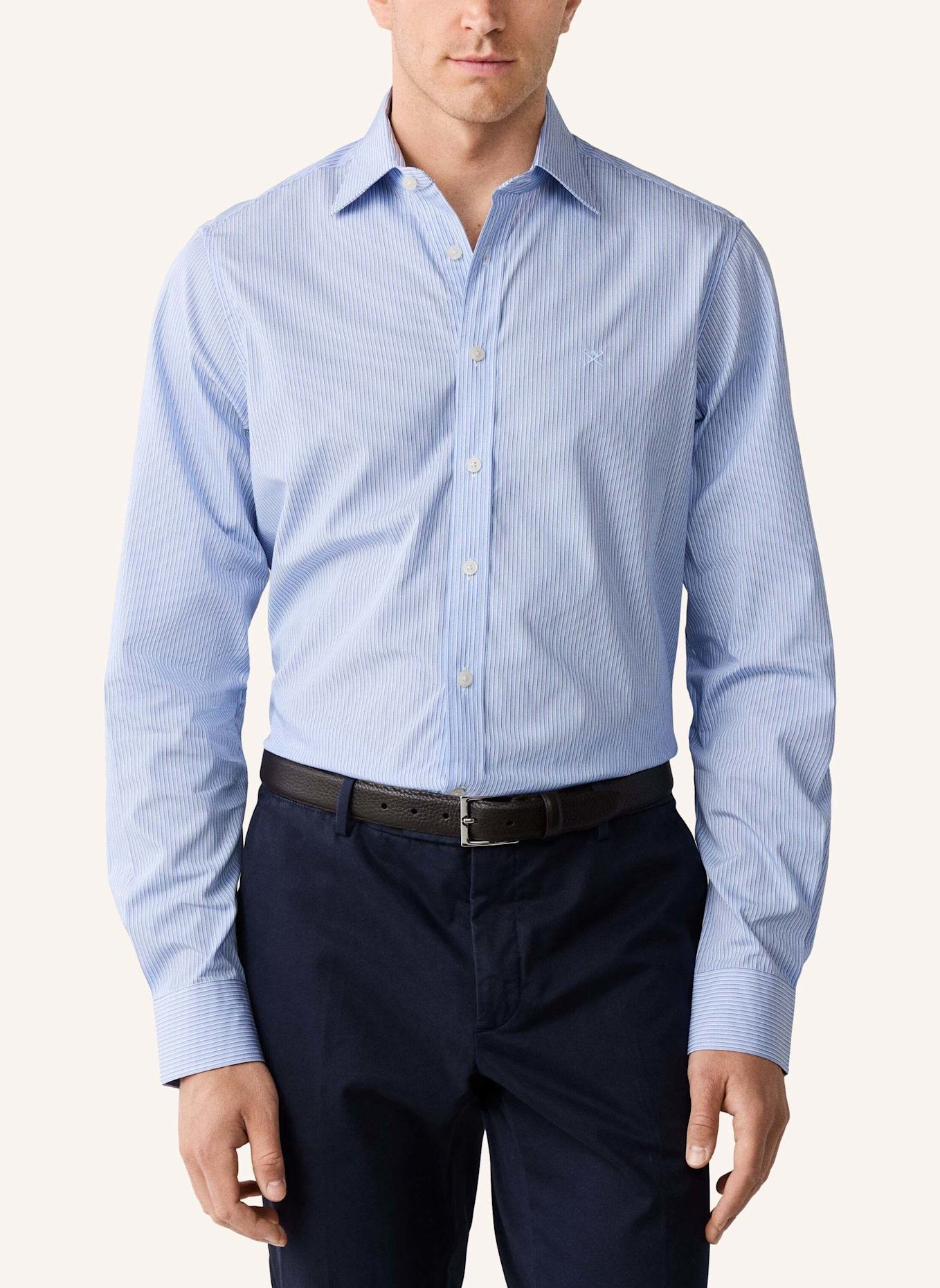 HACKETT LONDON Freizeithemd CITY SHADOW STRIPE: BLAU