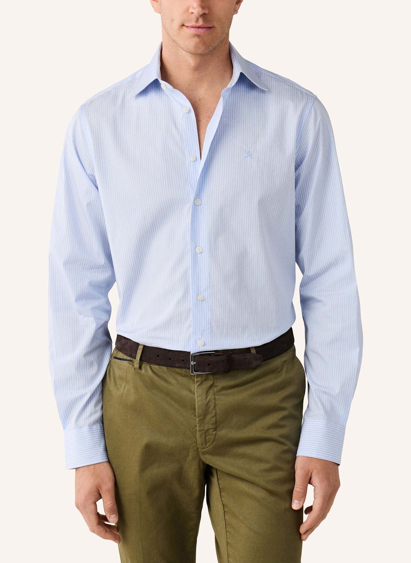 HACKETT LONDON Freizeithemd CITY AWNING STRIPE: HELLBLAU