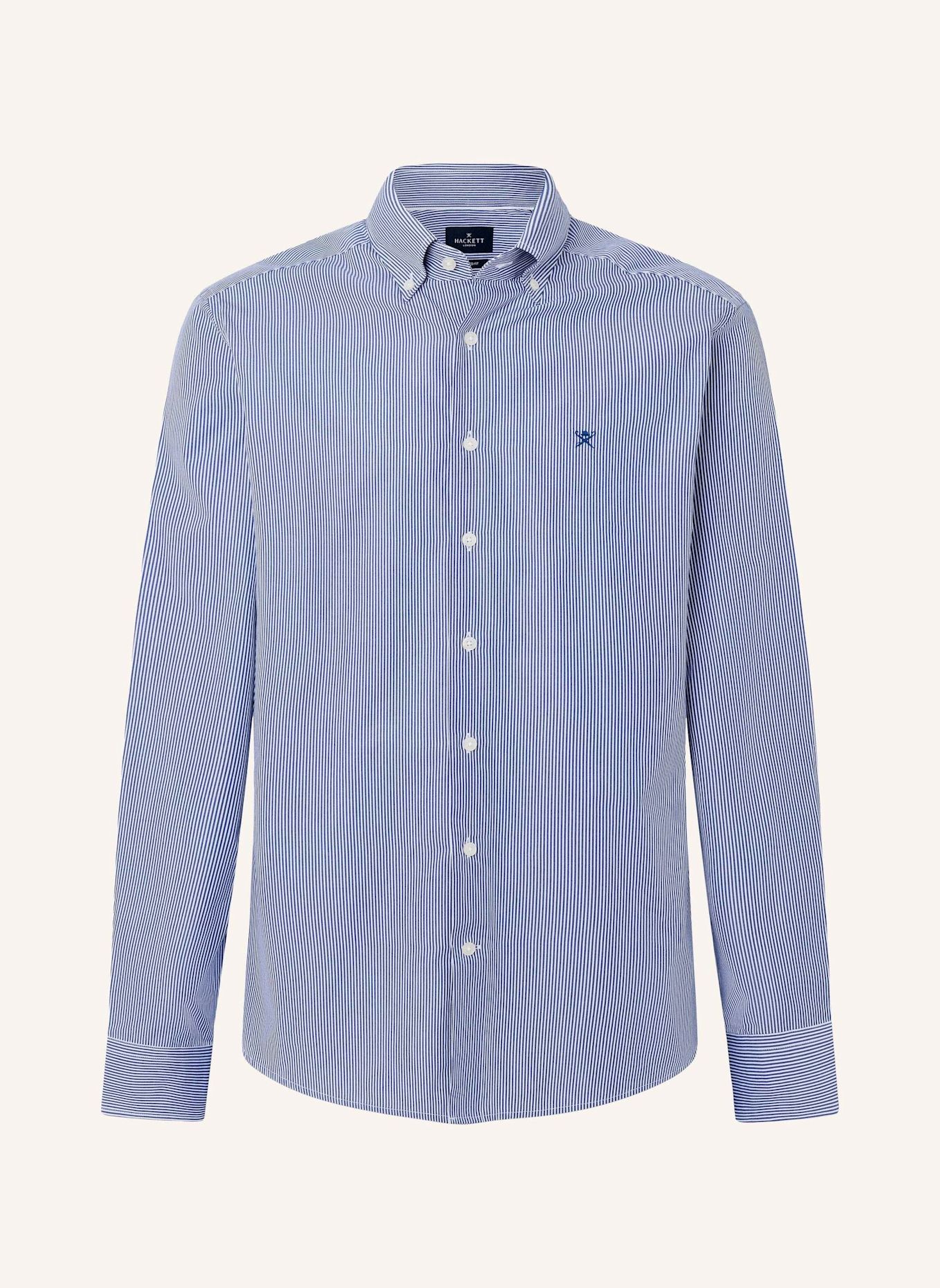 HACKETT LONDON Freizeithemd CITY DECK STRIPE: BLAU